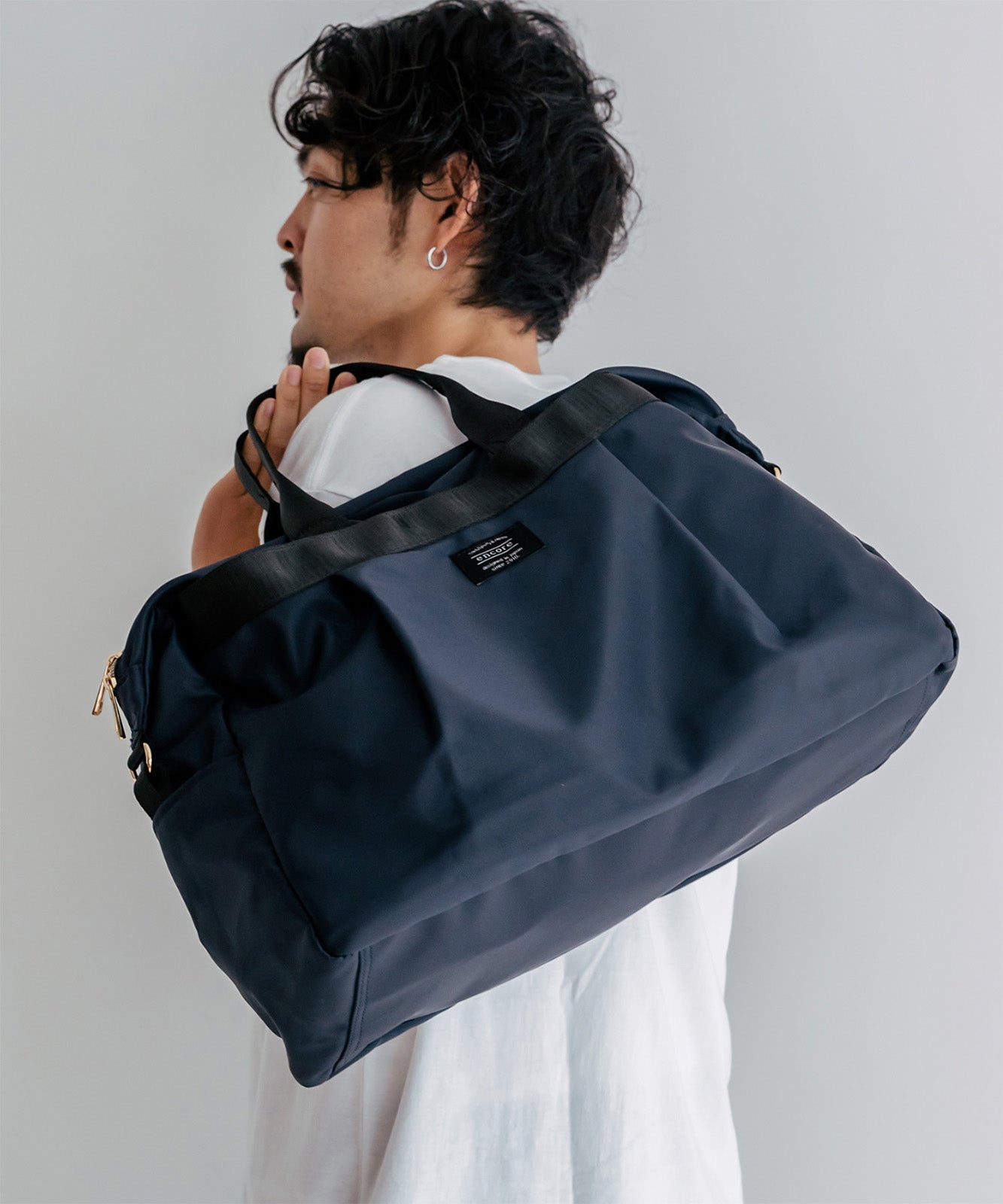 撥水ナイロン2WAYトラベルボストン