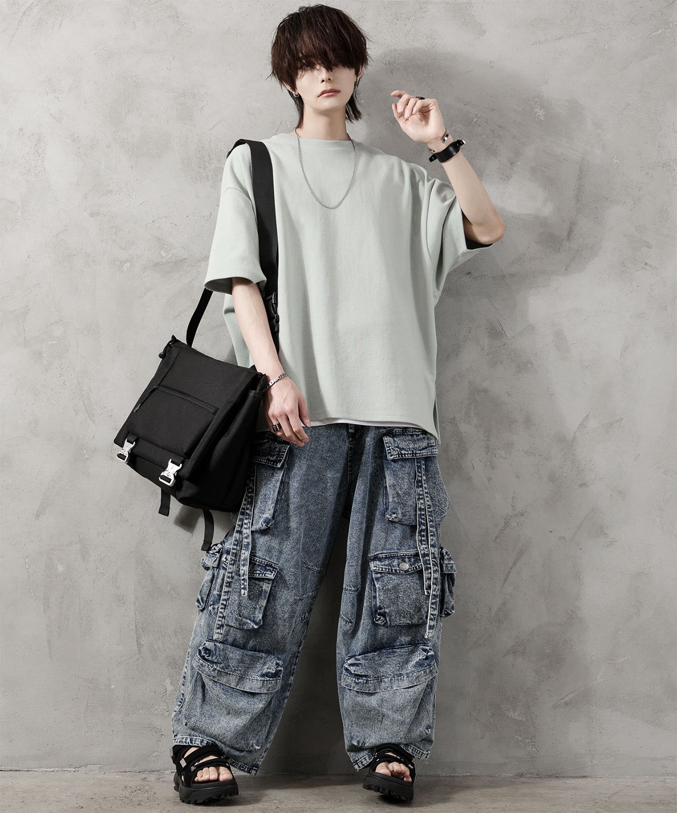 【犬飼京×DEVICE】cobra buckle messenger bag / コブラバックル メッセンジャーバッグ メンズ レディース
