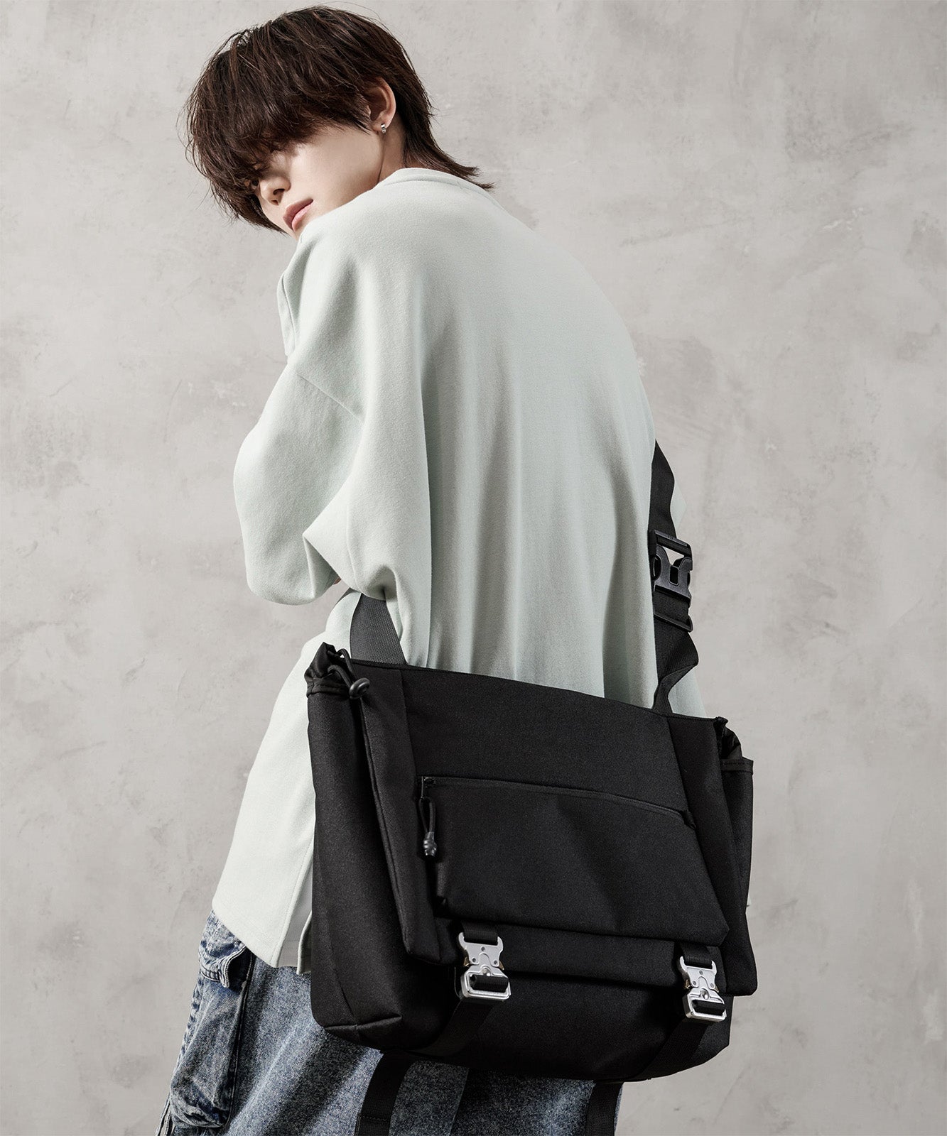 【犬飼京×DEVICE】cobra buckle messenger bag / コブラバックル メッセンジャーバッグ メンズ レディース