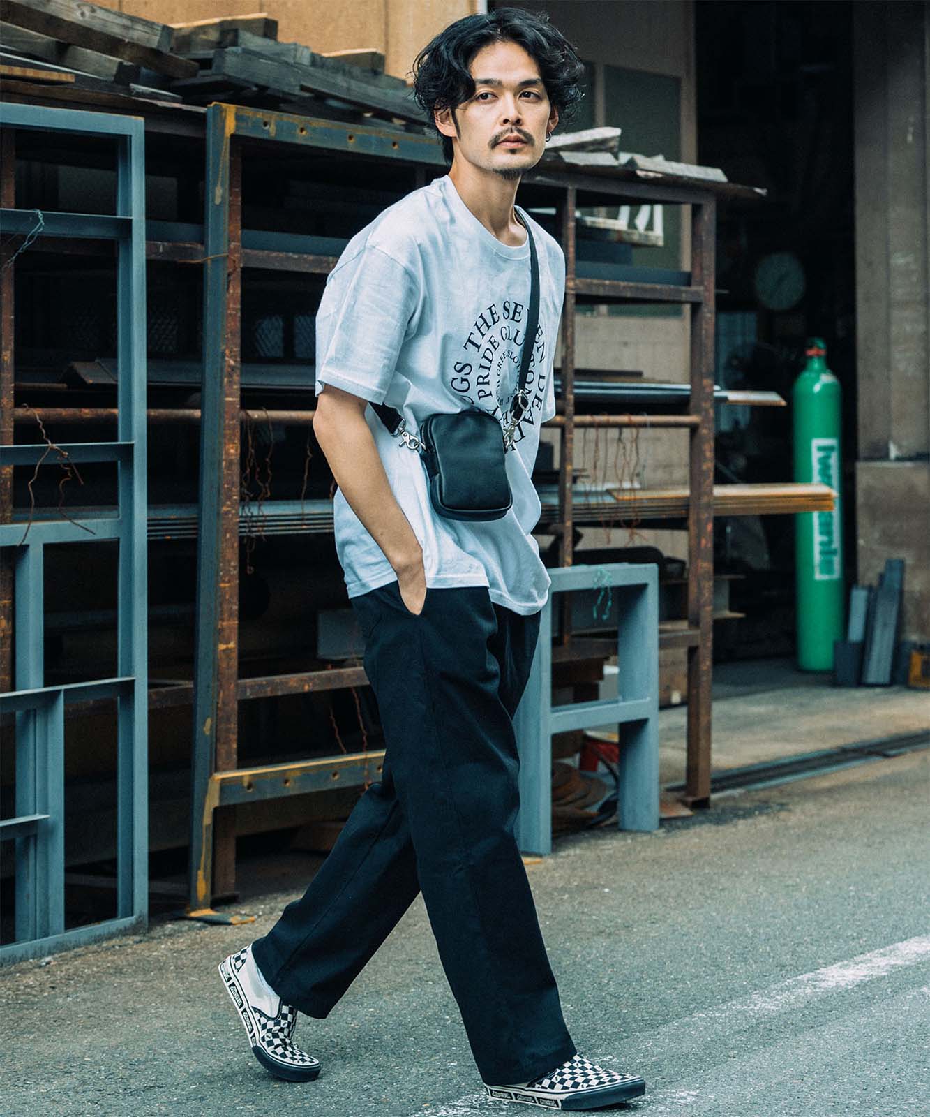DEVICE+ 本革カウレザー ミニショルダーバッグ