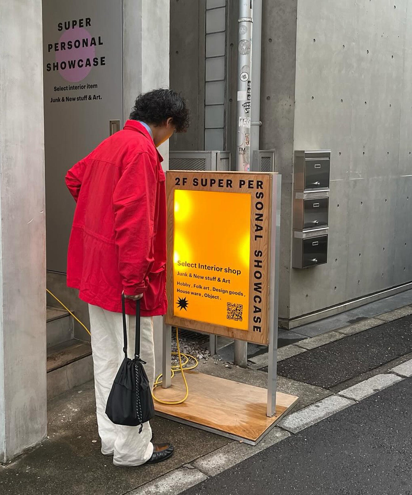 mika×DEVICE カラビナ付き パラコード巾着 ナイロン ショルダーバッグ 巾着バッグ メンズ レディース