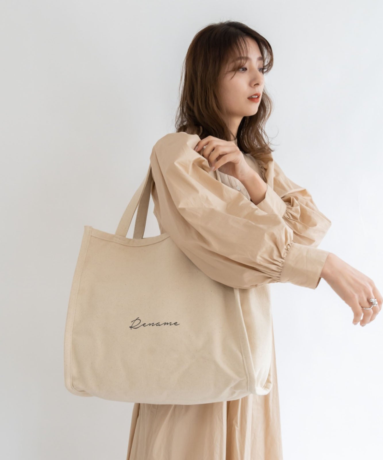 Rename 帆布 BOXトートバッグ