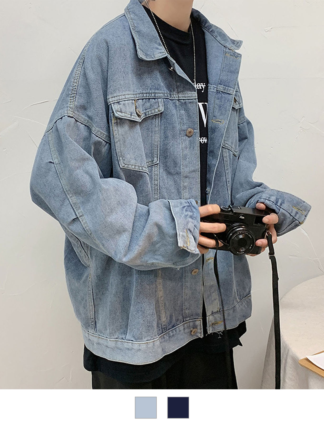 DEVICE select ビッグシルエット デニムジャケット メンズ レディース