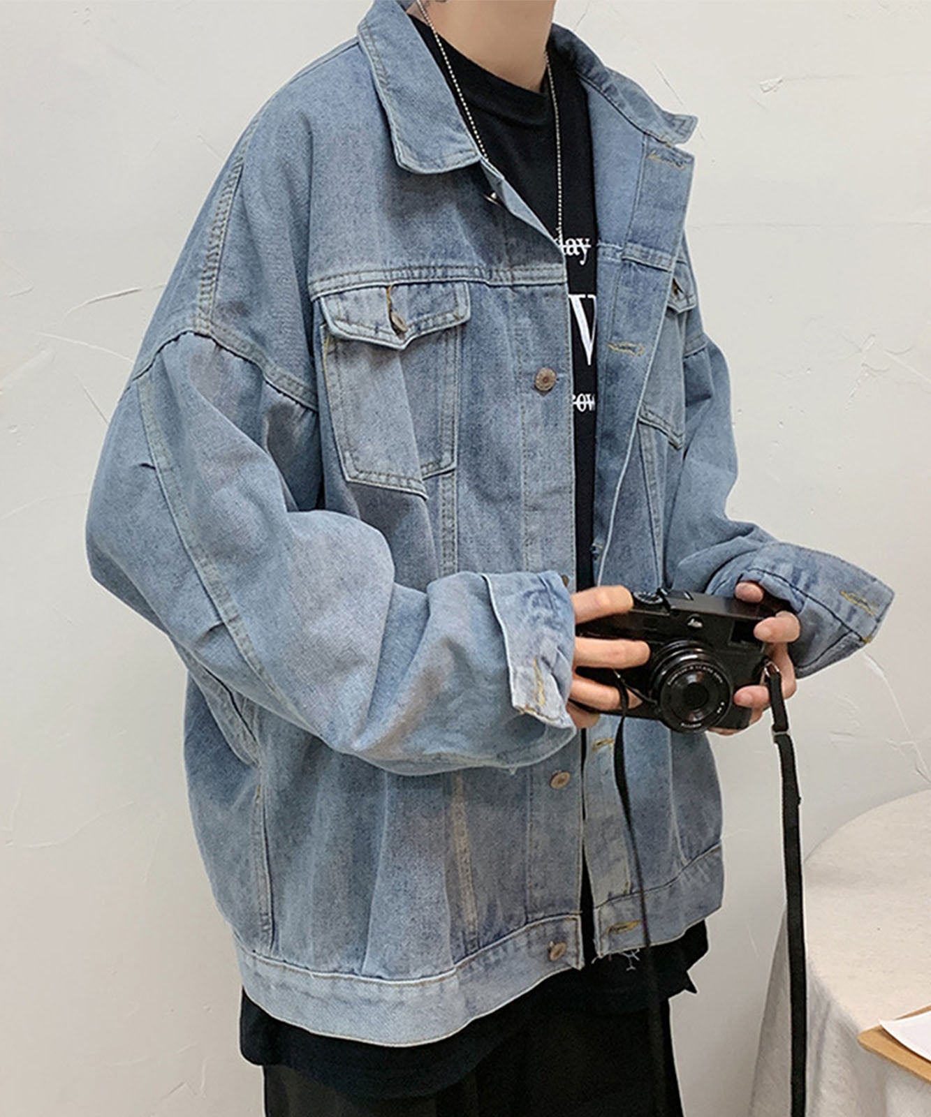 DEVICE select ビッグシルエット デニムジャケット メンズ レディース