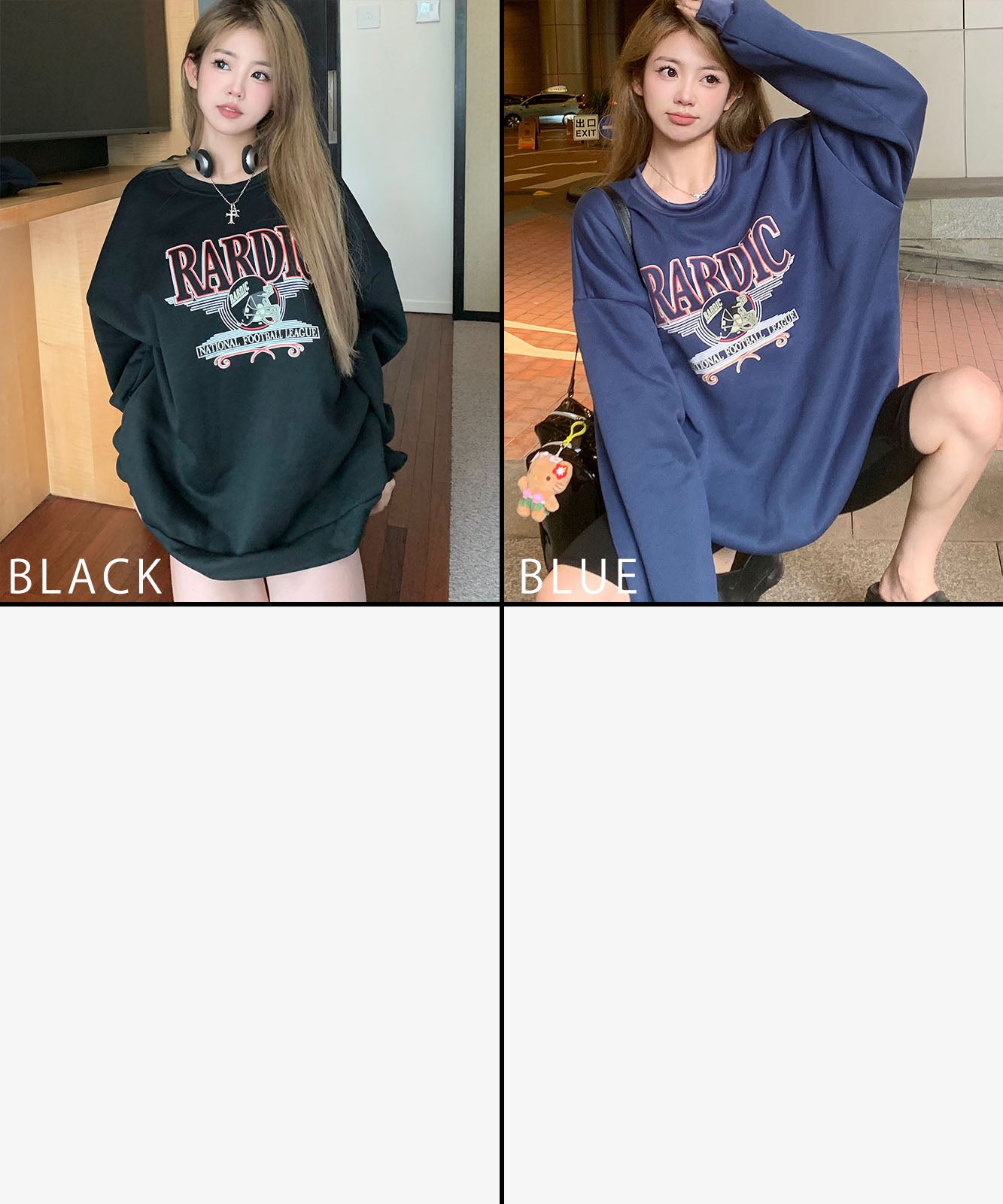 DEVICE select オーバーサイズ アメリカンヴィンテージストリート スウェット トレーナー メンズ レディース 秋服 冬服