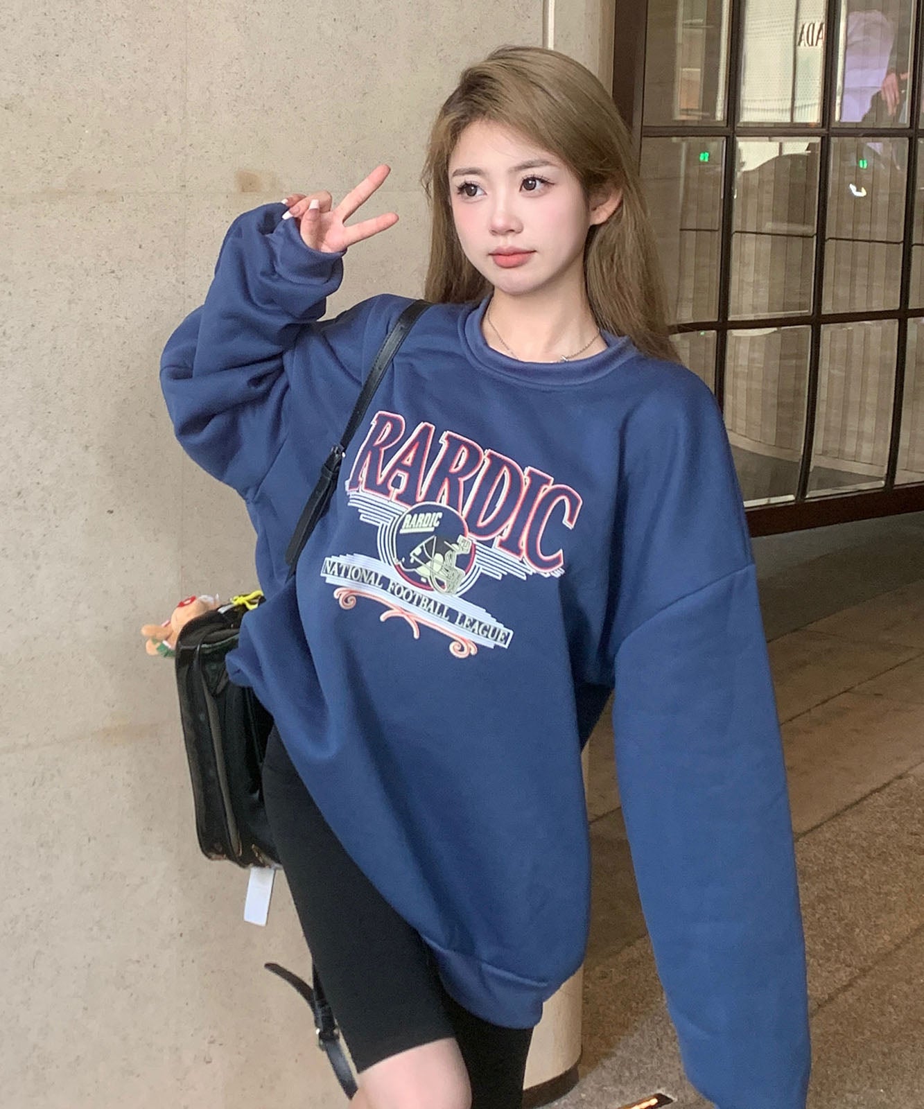 DEVICE select オーバーサイズ アメリカンヴィンテージストリート スウェット トレーナー メンズ レディース 秋服 冬服