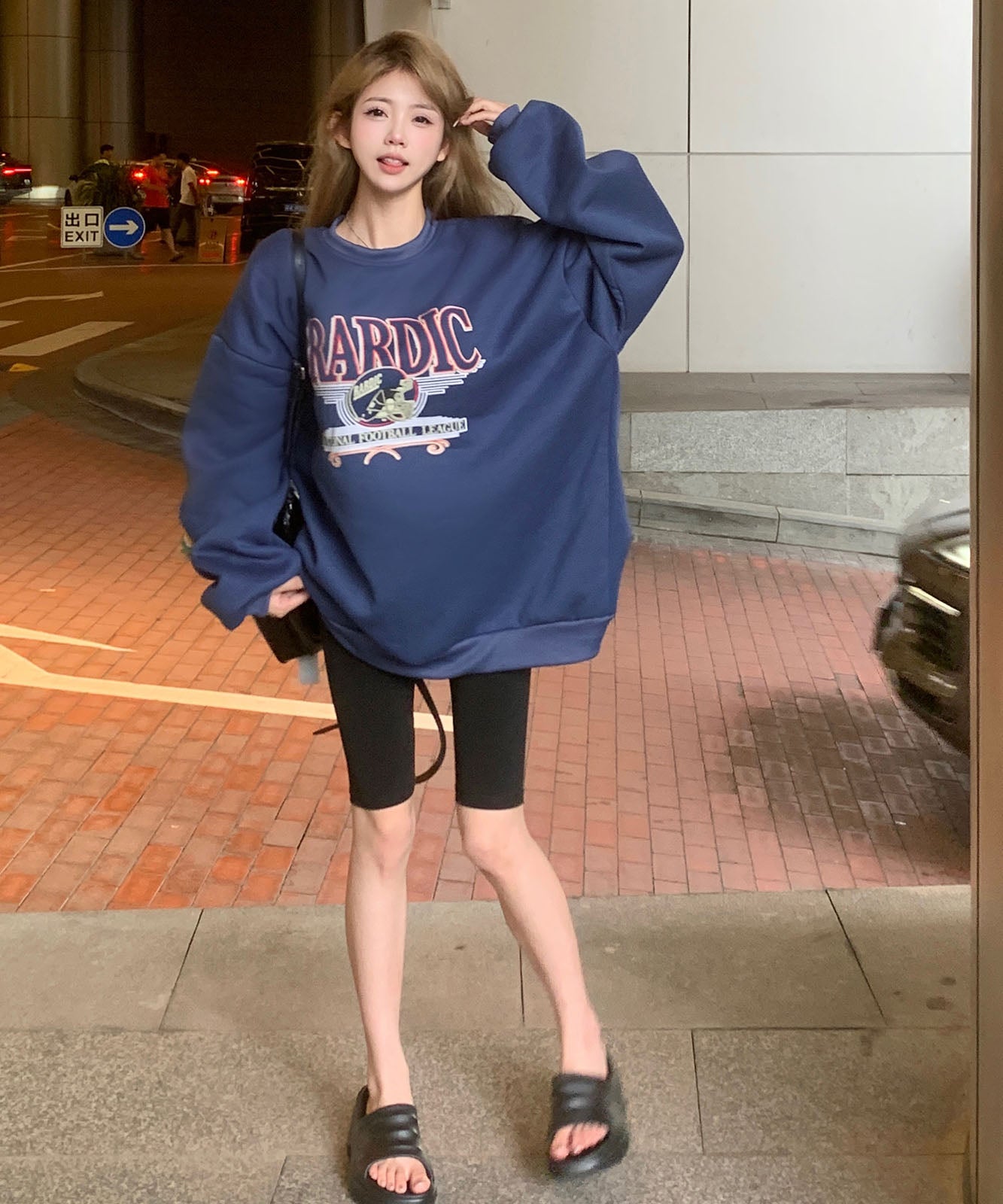 DEVICE select オーバーサイズ アメリカンヴィンテージストリート スウェット トレーナー メンズ レディース 秋服 冬服