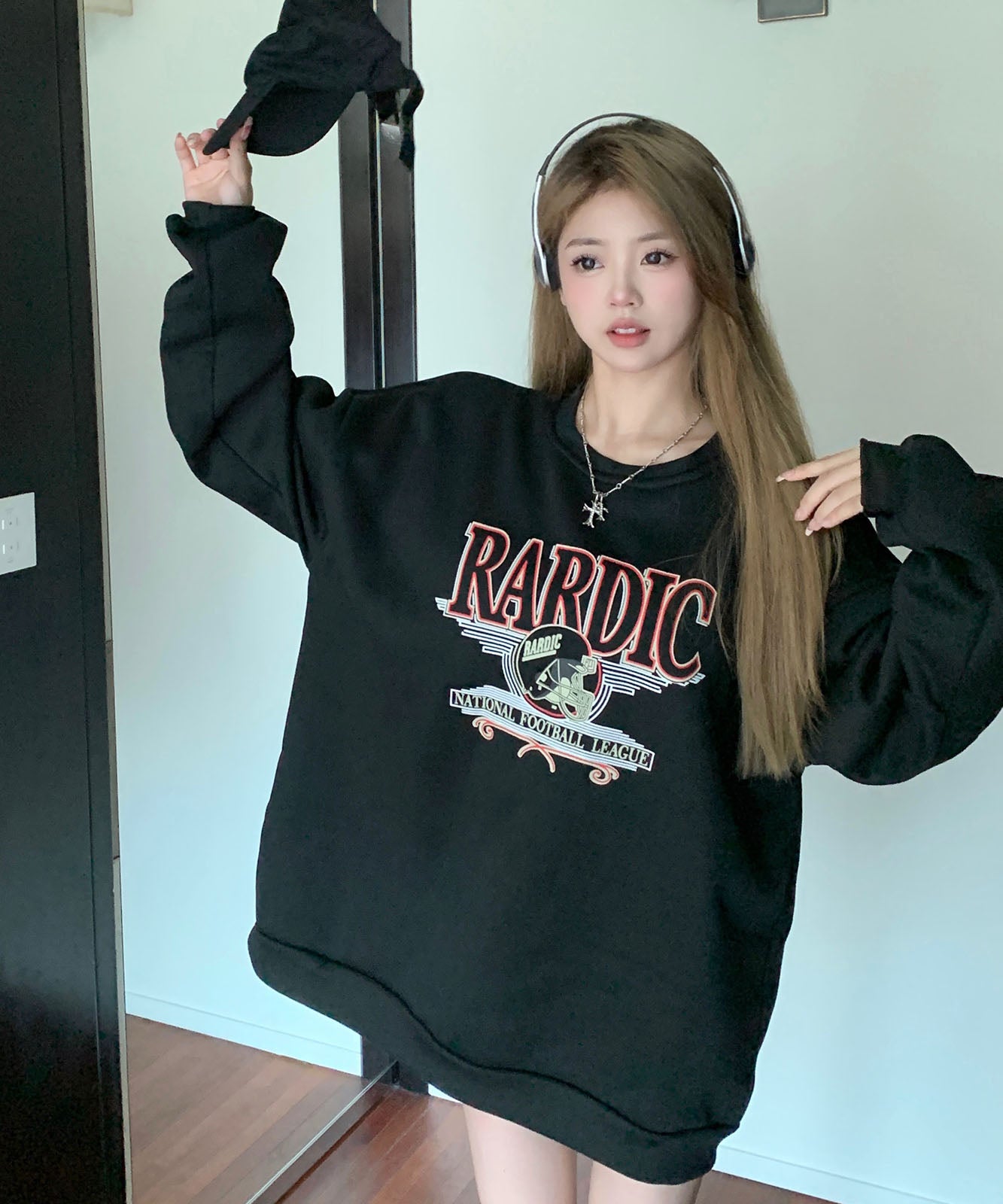 DEVICE select オーバーサイズ アメリカンヴィンテージストリート スウェット トレーナー メンズ レディース 秋服 冬服