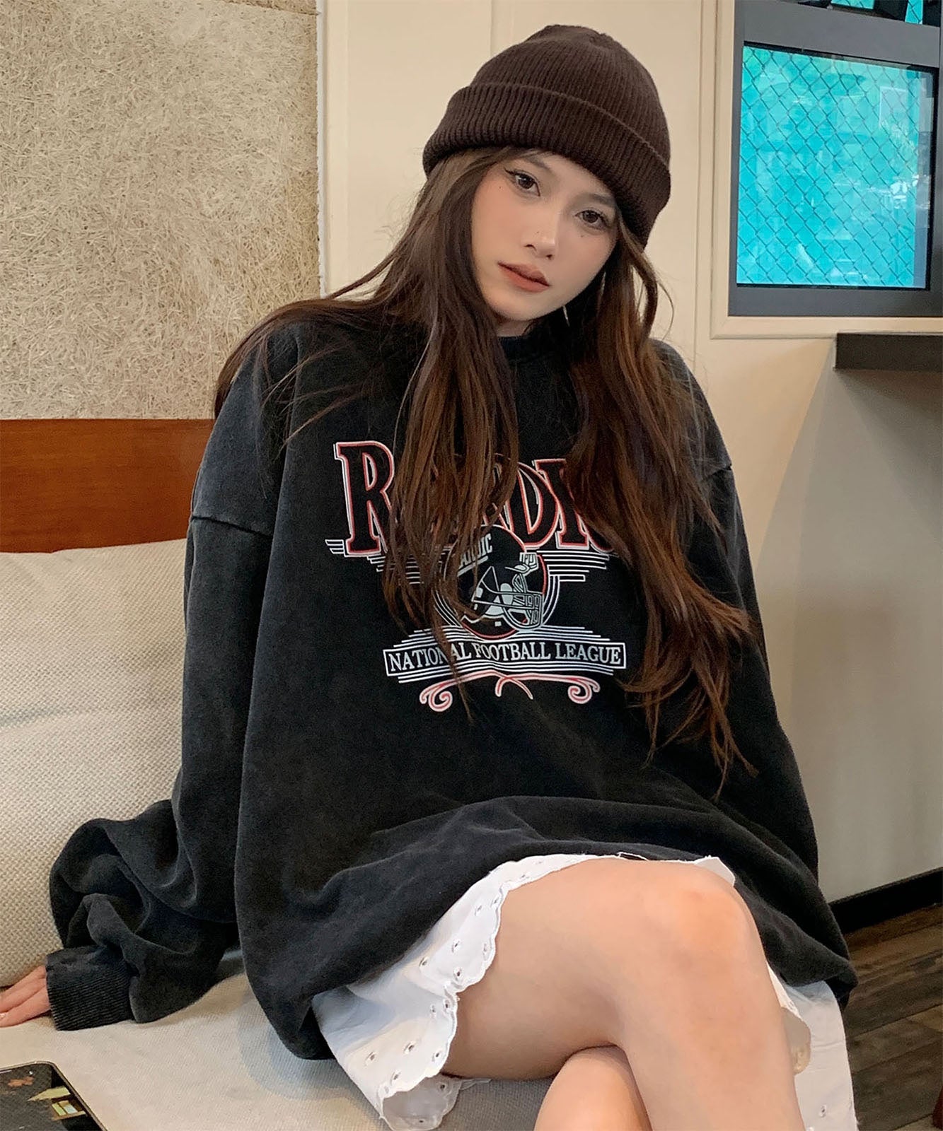 DEVICE select アメリカンヴィンテージ ピグメント 肉厚 スウェット トレーナー メンズ レディース 秋服 冬服