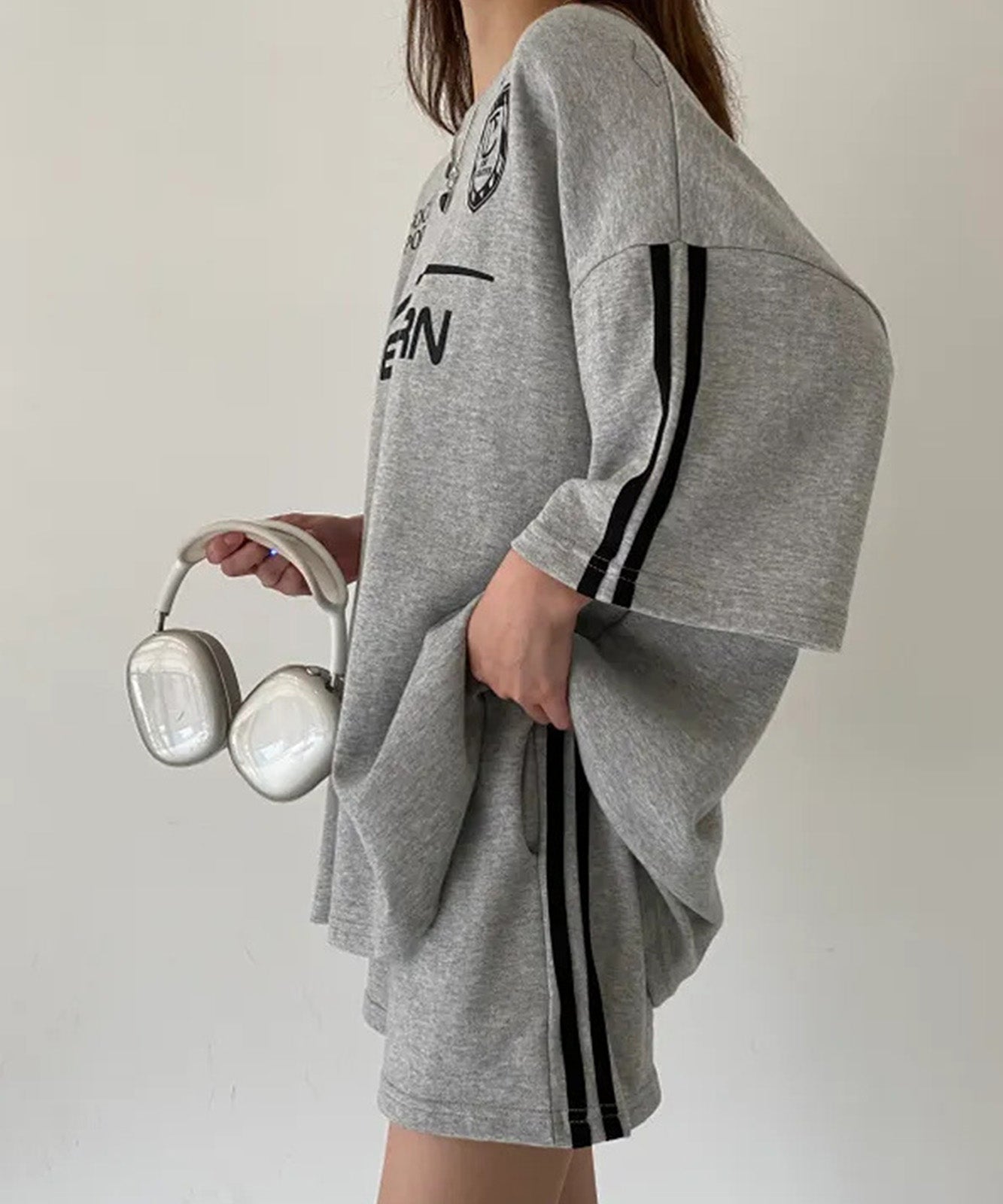 DEVICE select ユニフォームTシャツ トップス&ショートパンツ 2点セット ルームウェア セットアップ ワンマイルウェア レディース