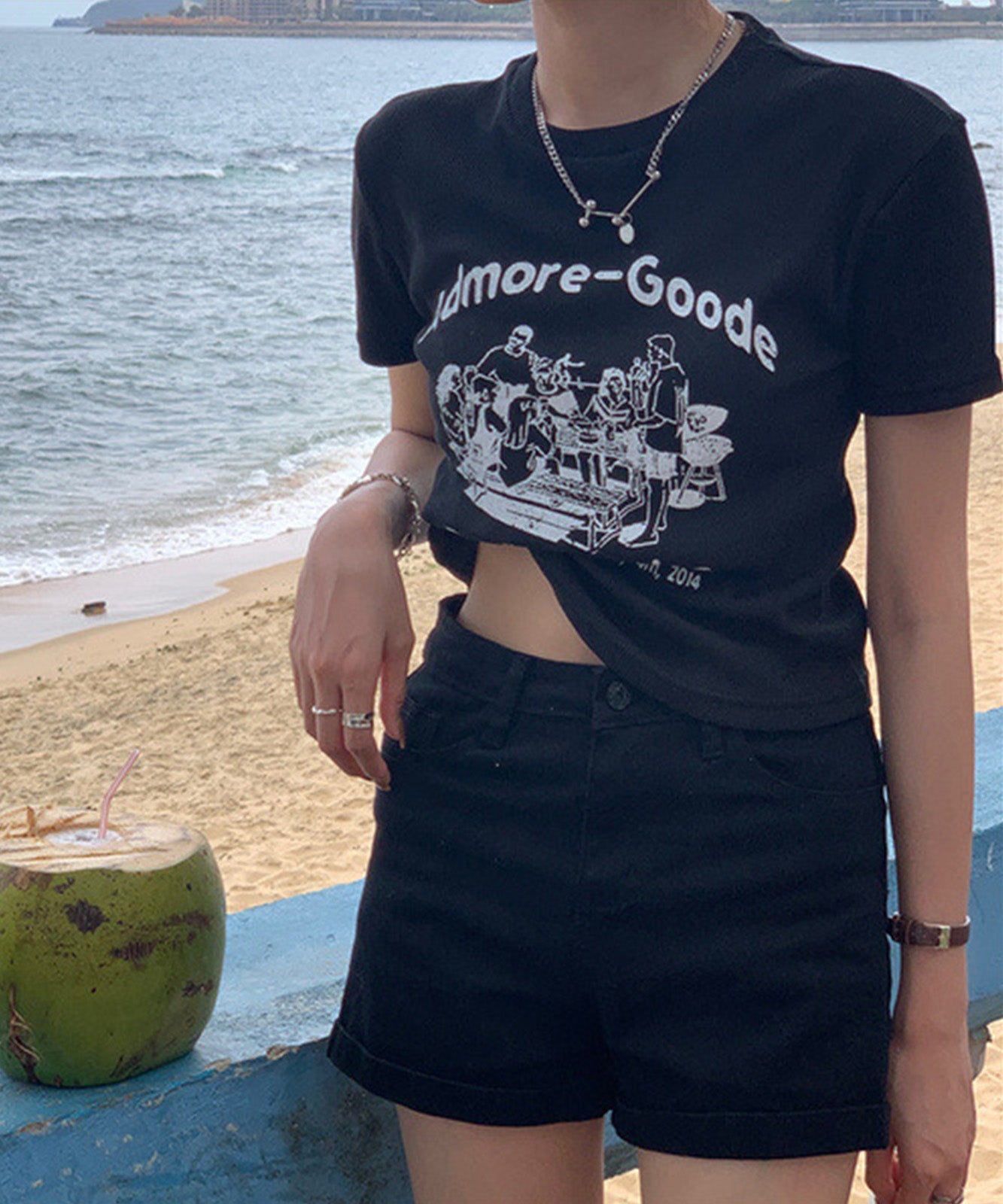 DEVICE select グラフィック キャンプ アウトドア プリント 半袖Tシャツ メンズ レディース