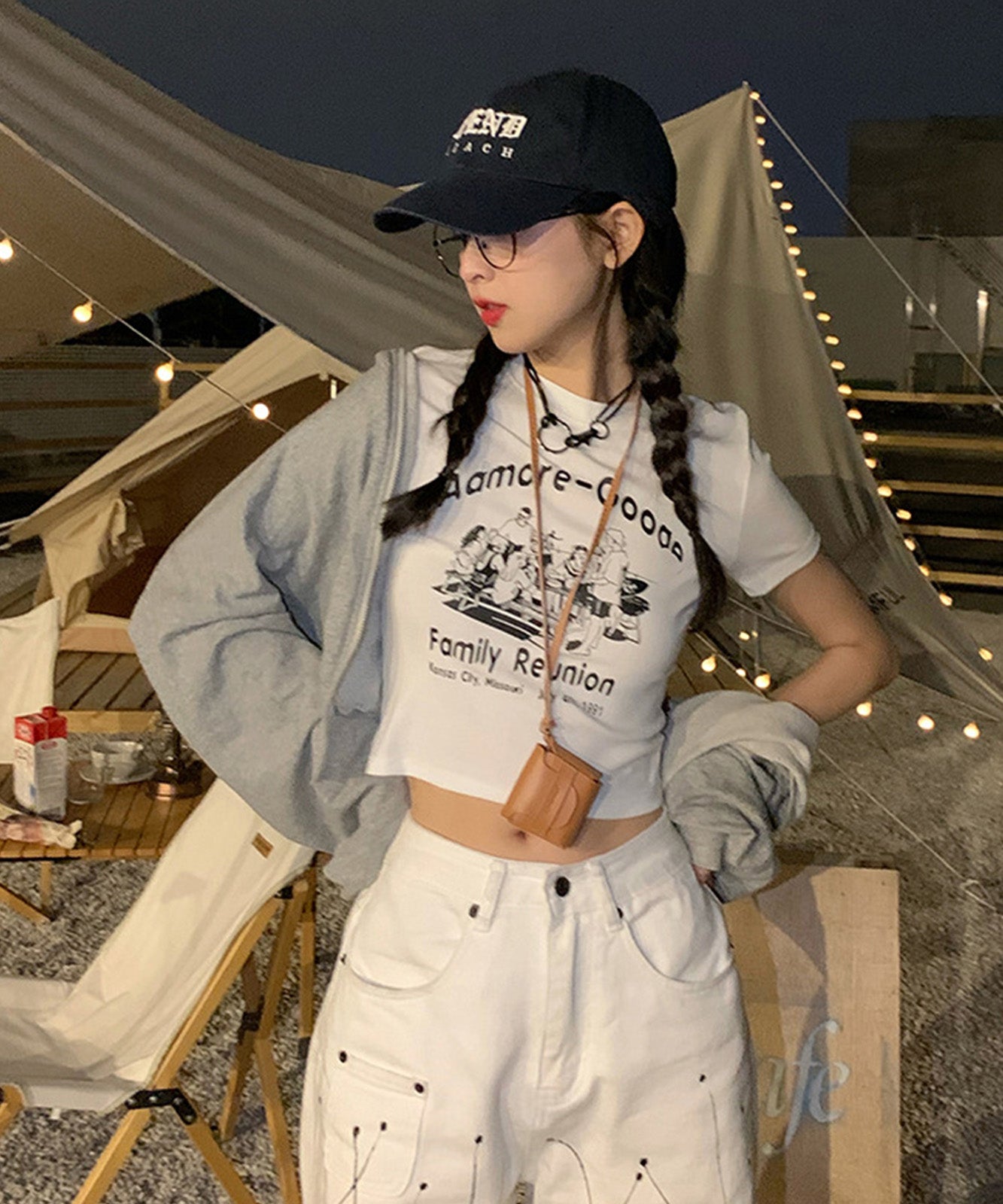 DEVICE select グラフィック キャンプ アウトドア プリント 半袖Tシャツ メンズ レディース