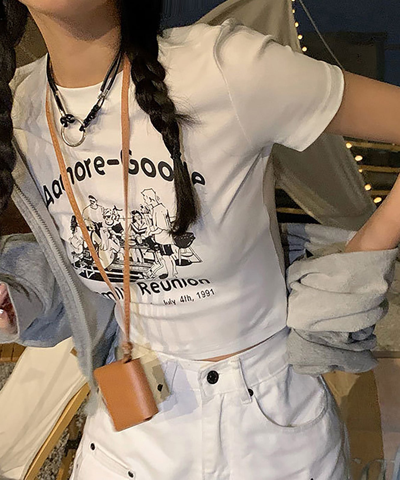 DEVICE select グラフィック キャンプ アウトドア プリント 半袖Tシャツ メンズ レディース