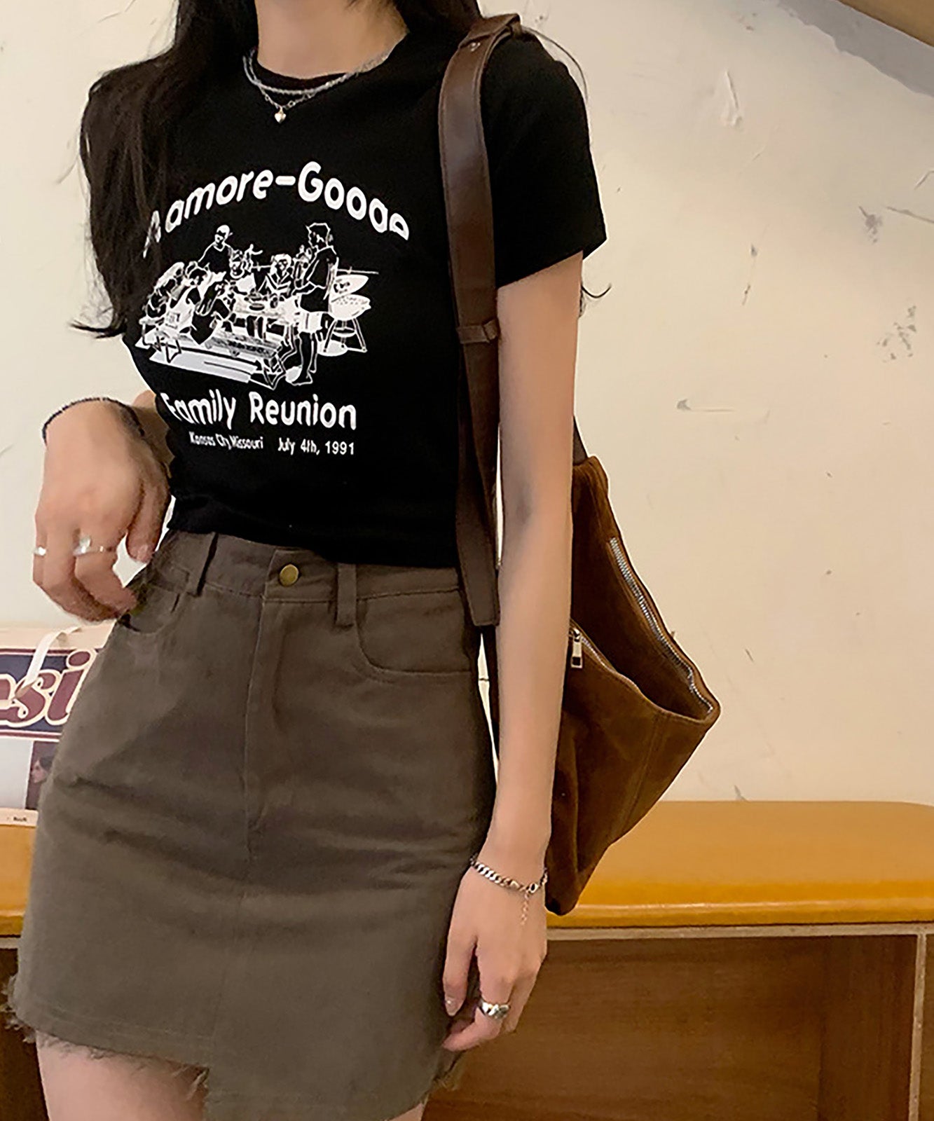 DEVICE select グラフィック キャンプ アウトドア プリント 半袖Tシャツ メンズ レディース