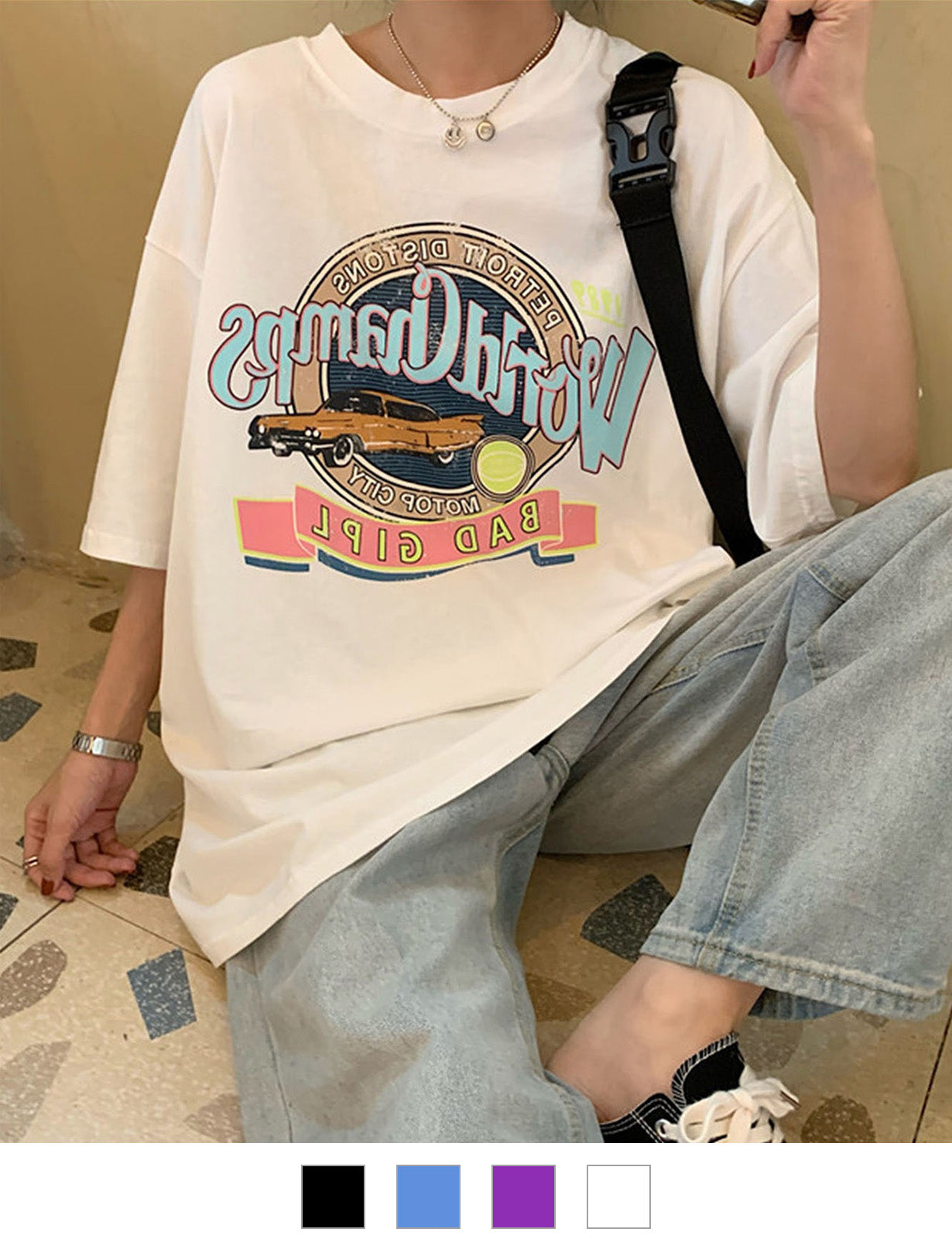DEVICE select ヴィンテージスタイルビッグシルエットTシャツ メンズ レディース