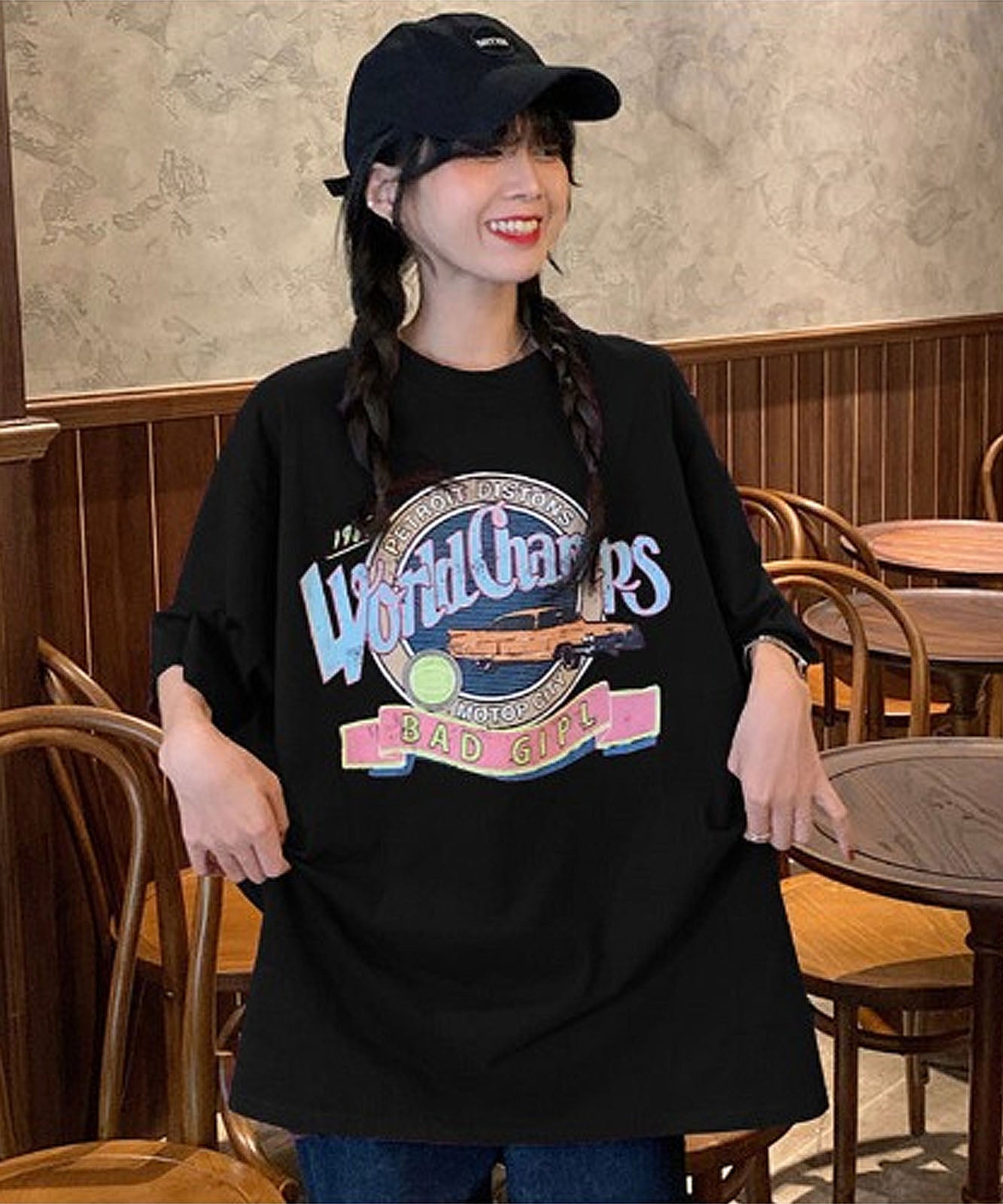 DEVICE select ヴィンテージスタイルビッグシルエットTシャツ メンズ レディース