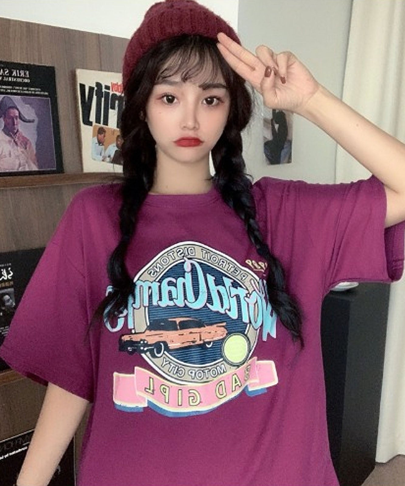 DEVICE select ヴィンテージスタイルビッグシルエットTシャツ メンズ レディース