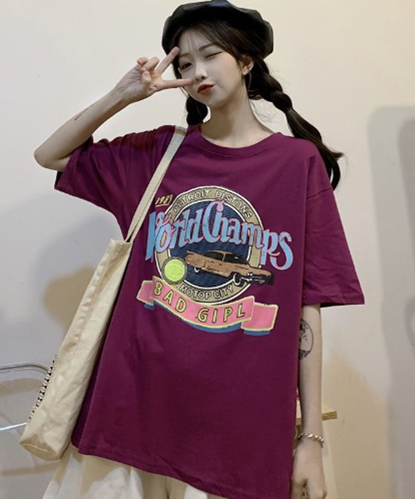 DEVICE select ヴィンテージスタイルビッグシルエットTシャツ メンズ レディース