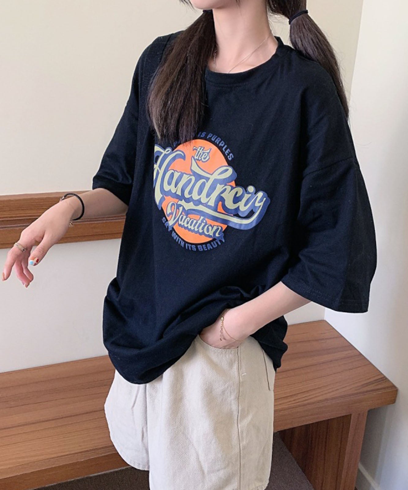 DEVICE select サークルプリント ロゴ Tシャツ メンズ レディース