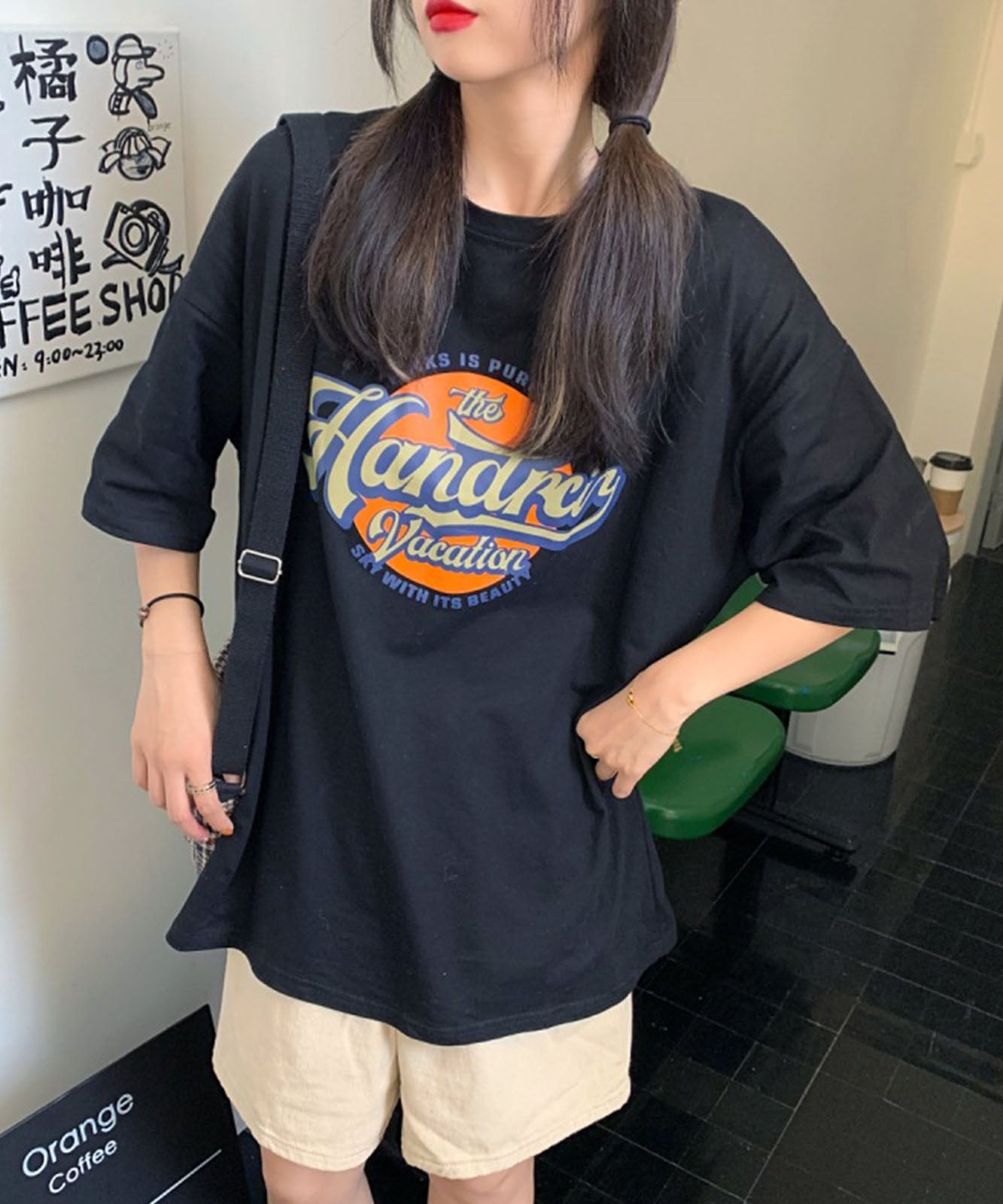 DEVICE select サークルプリント ロゴ Tシャツ メンズ レディース
