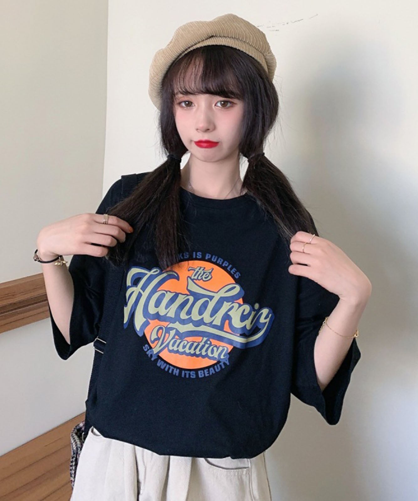 DEVICE select サークルプリント ロゴ Tシャツ メンズ レディース