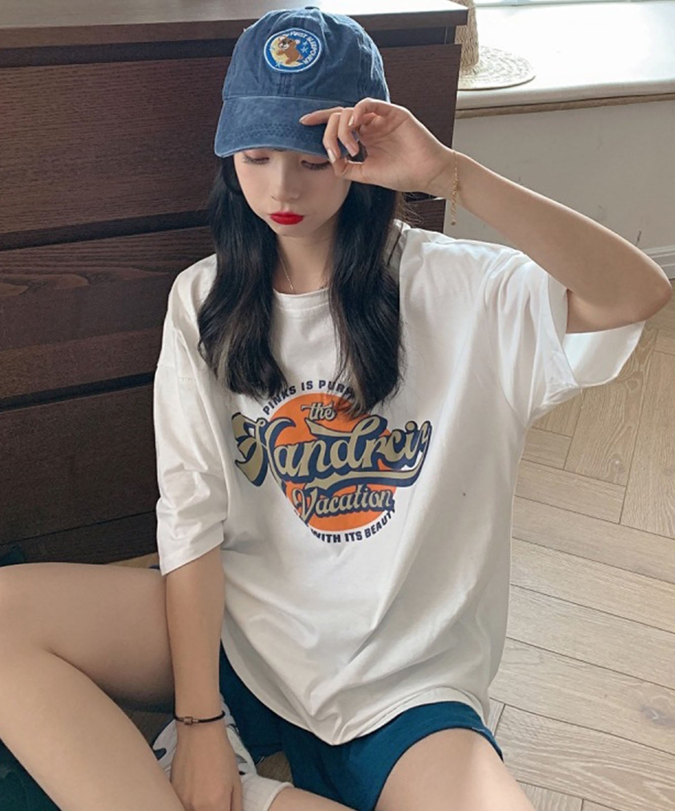 DEVICE select サークルプリント ロゴ Tシャツ メンズ レディース