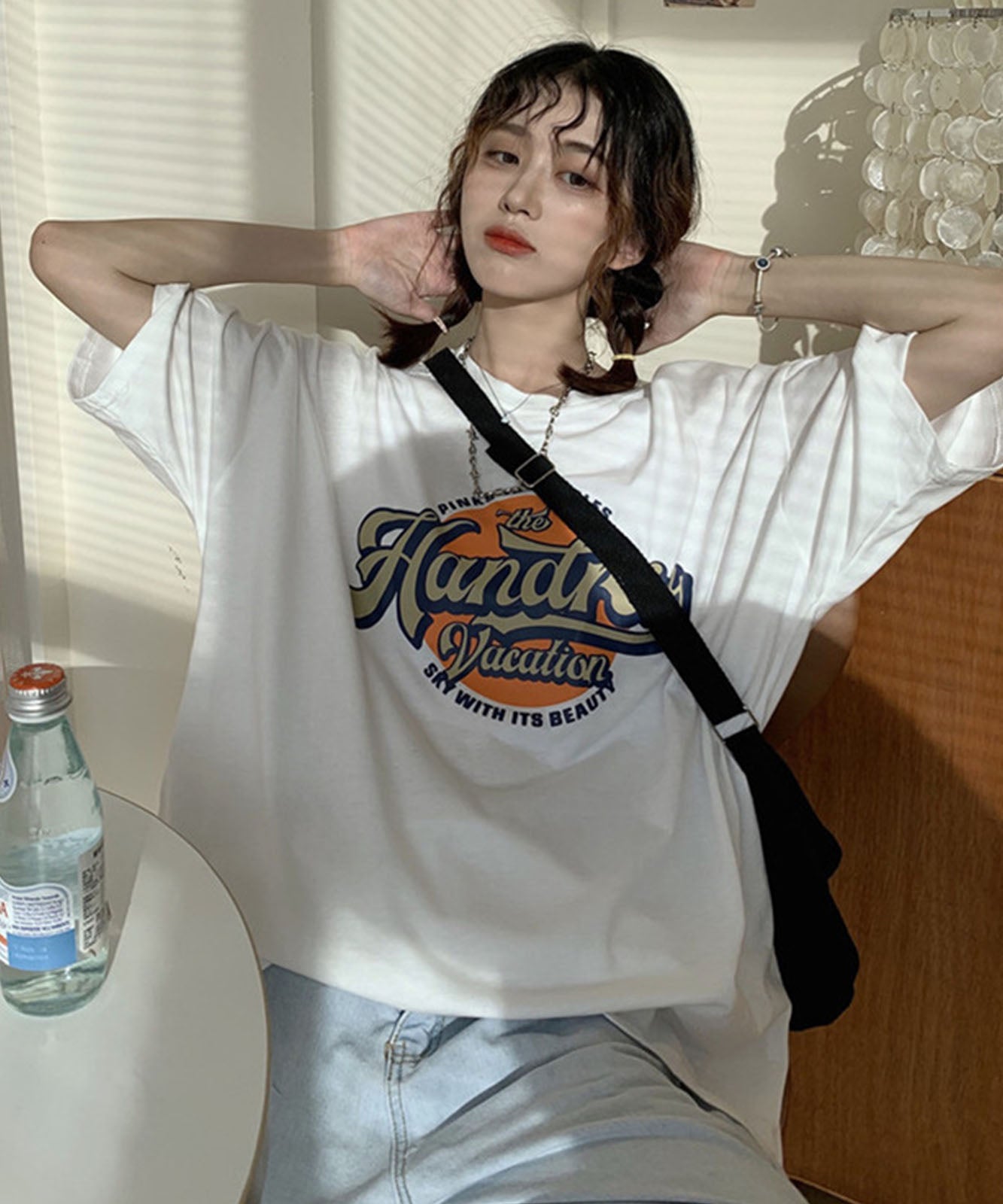 DEVICE select サークルプリント ロゴ Tシャツ メンズ レディース