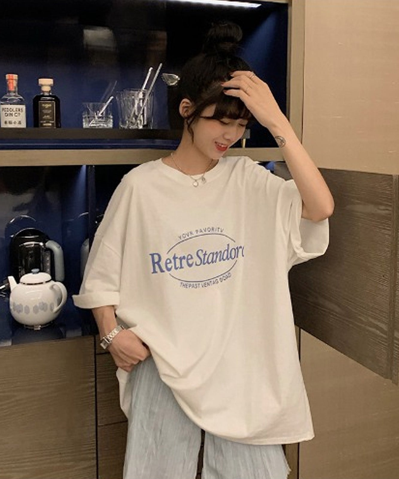 DEVICE select ルーズシンプルロゴ Tシャツ メンズ レディース