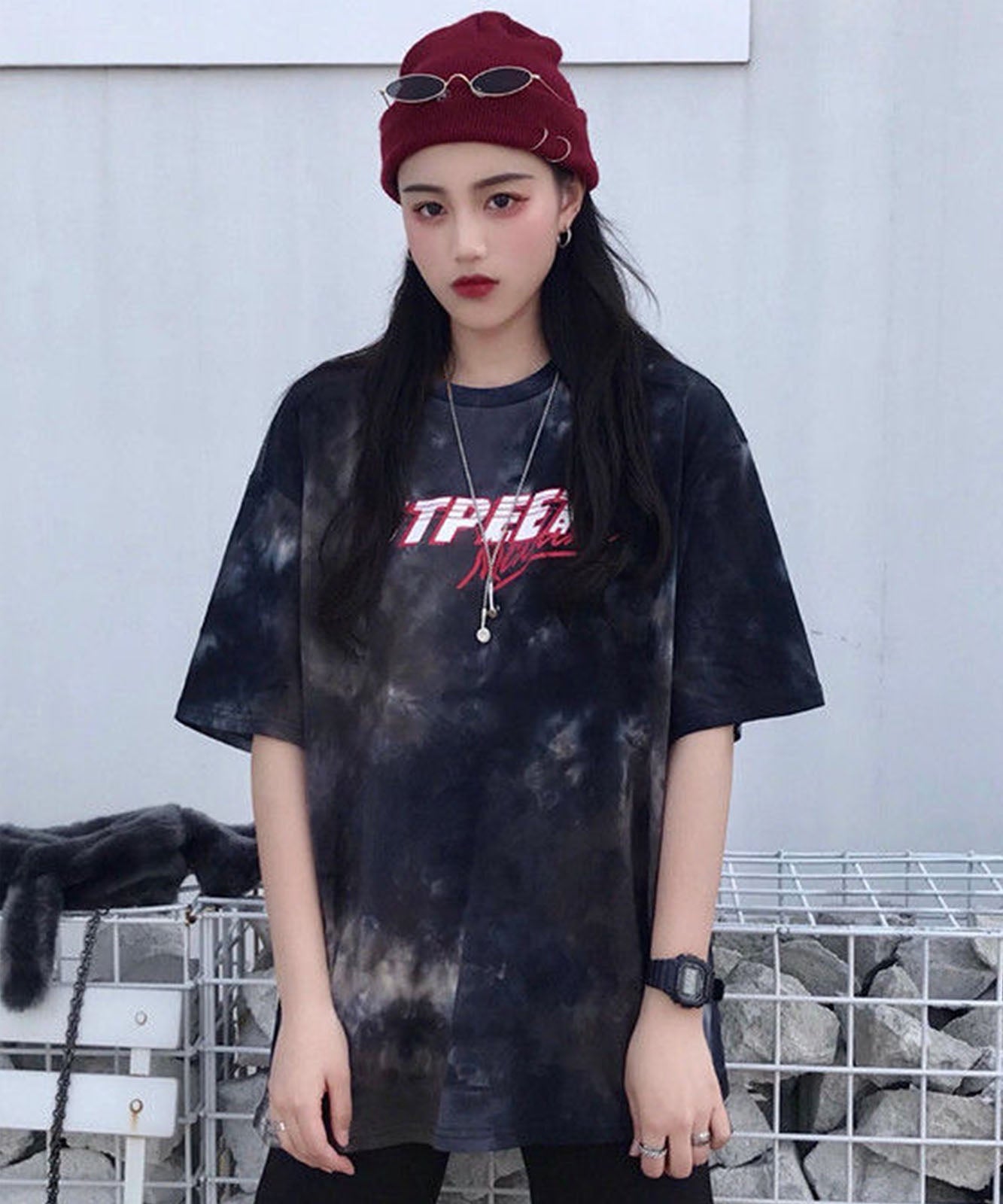 DEVICE select パステルカラー タイダイ柄Tシャツ メンズ レディース