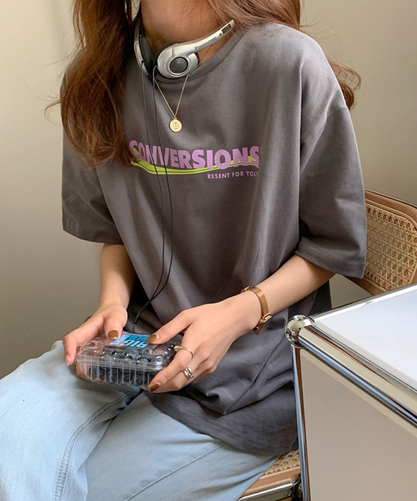 DEVICE select シックデザイン ヒップホップ プリント Tシャツ メンズ レディース