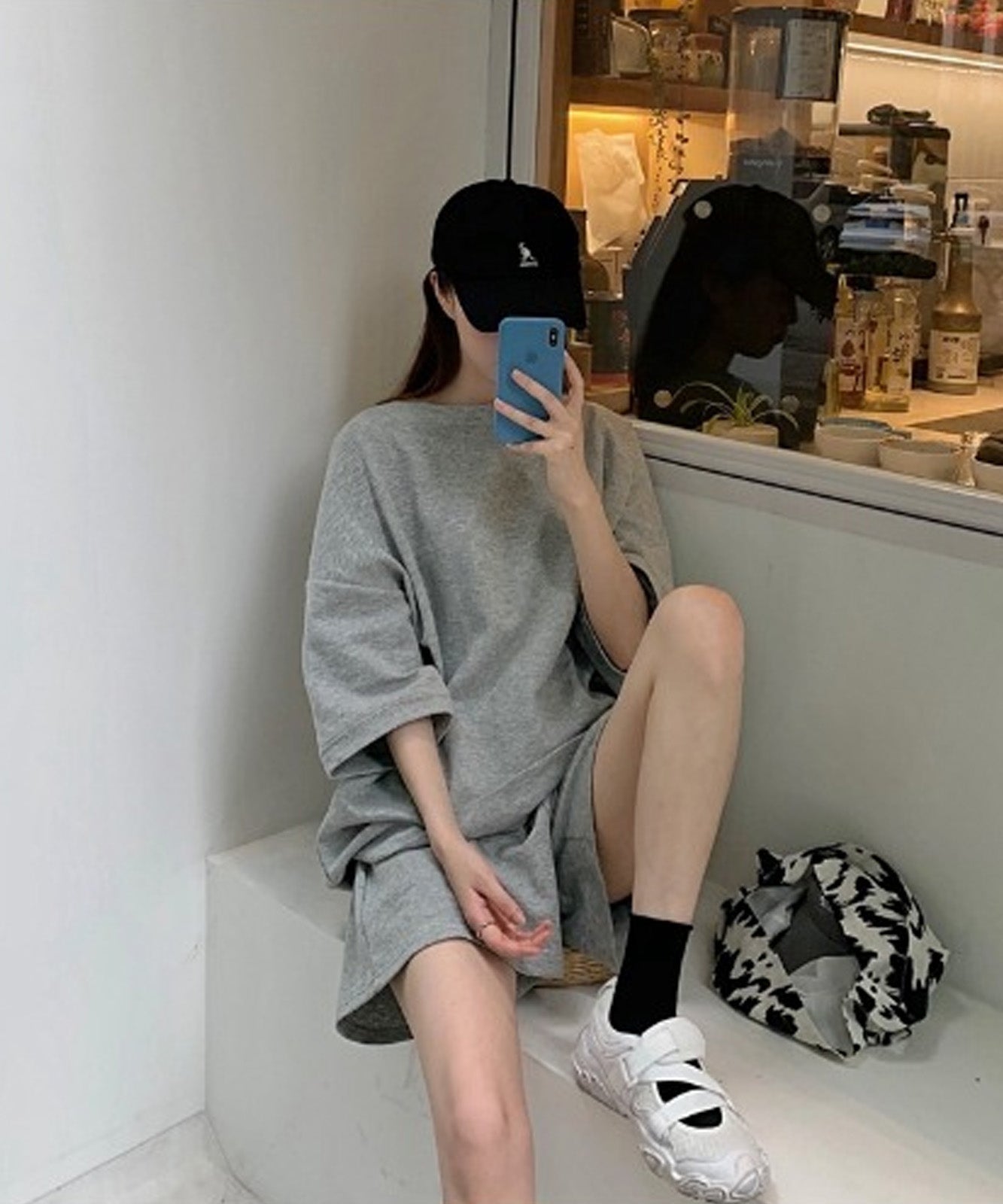 DEVICE select ショートパンツ+トップス2点セットのルームウェア セットアップ メンズ レディース