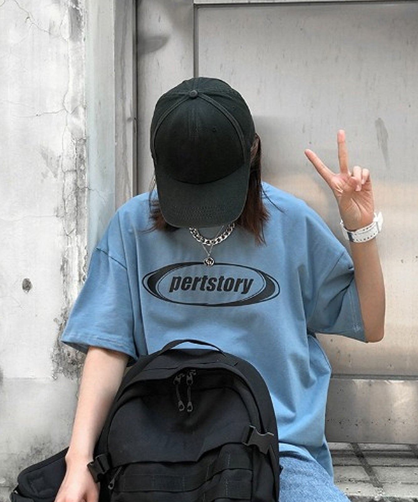 DEVICE select ストリート風 ルーズスタイル 半袖Tシャツ メンズ レディース