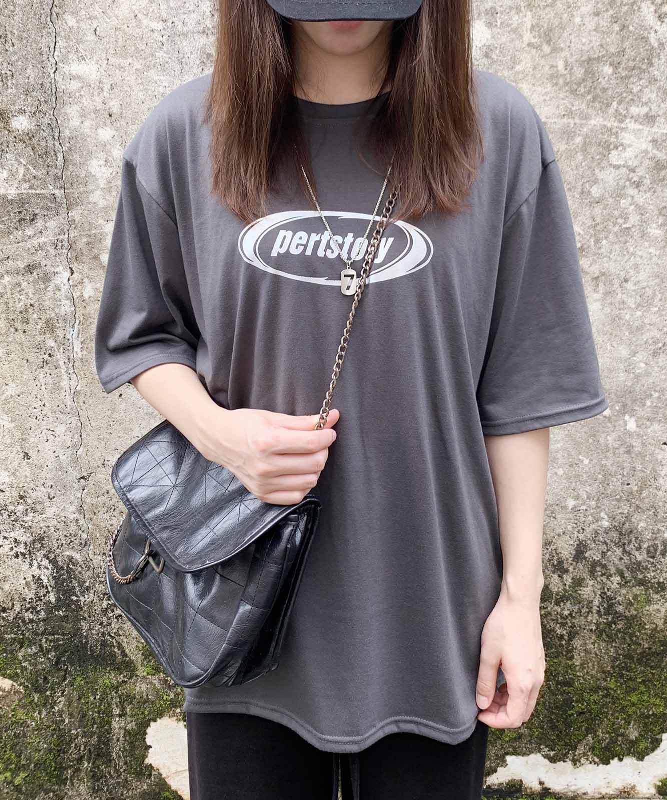 DEVICE select ストリート風 ルーズスタイル 半袖Tシャツ メンズ レディース