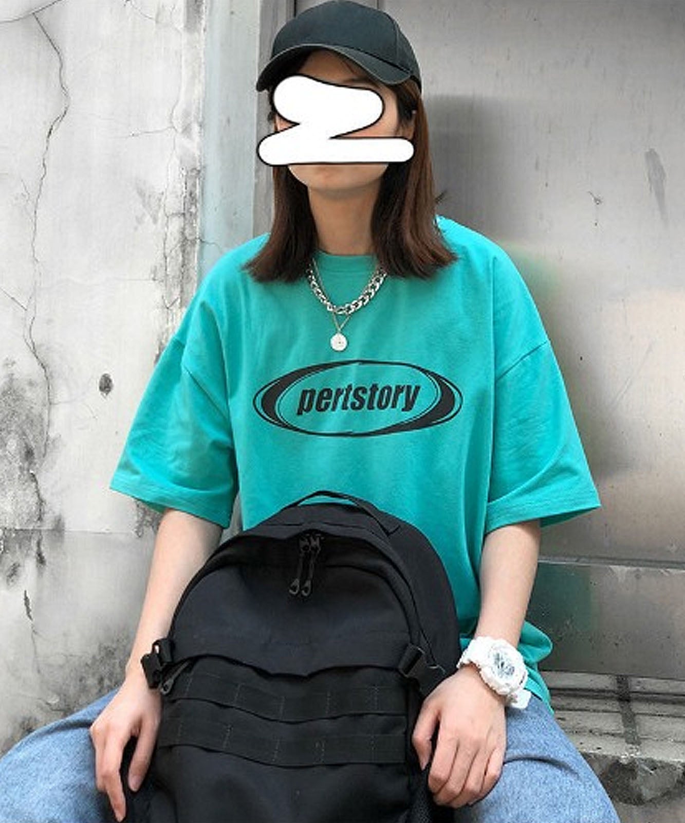 DEVICE select ストリート風 ルーズスタイル 半袖Tシャツ メンズ レディース