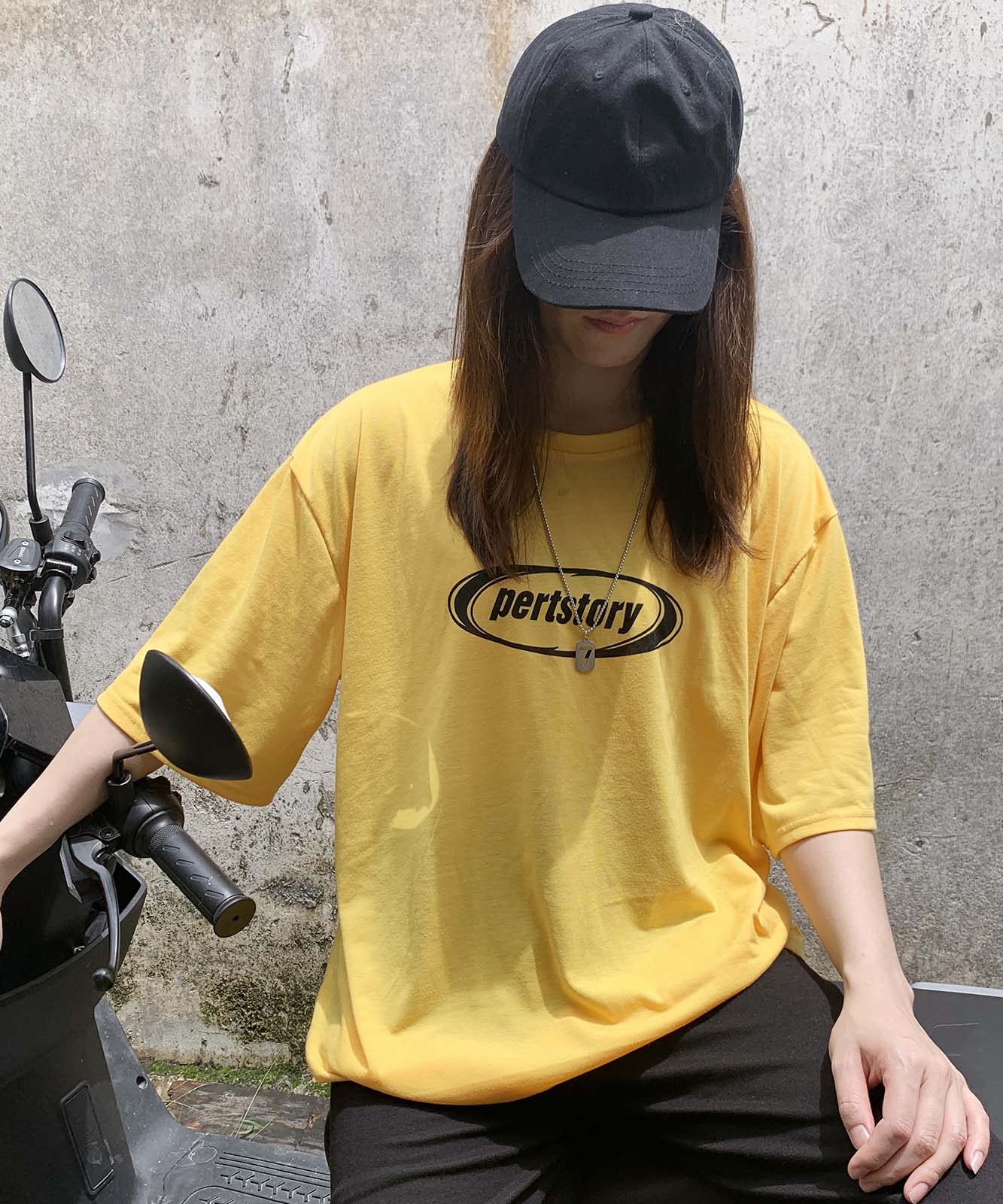 DEVICE select ストリート風 ルーズスタイル 半袖Tシャツ メンズ レディース