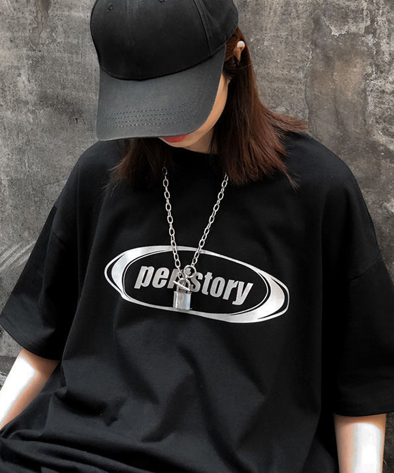 DEVICE select ストリート風 ルーズスタイル 半袖Tシャツ メンズ レディース