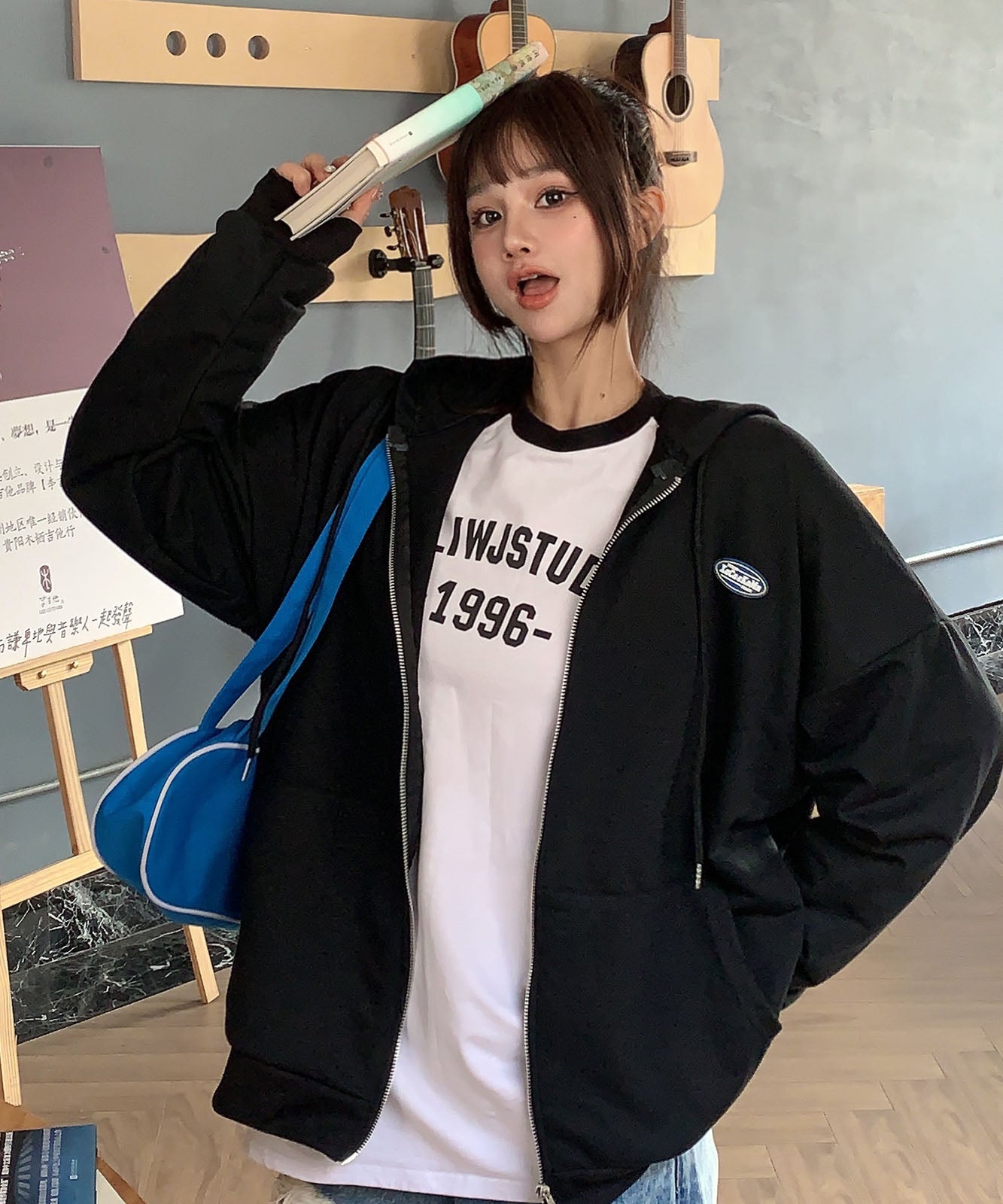 DEVICE select オーバーサイズ ルーズデザイン フーディ パーカー メンズ レディース ユニセックス