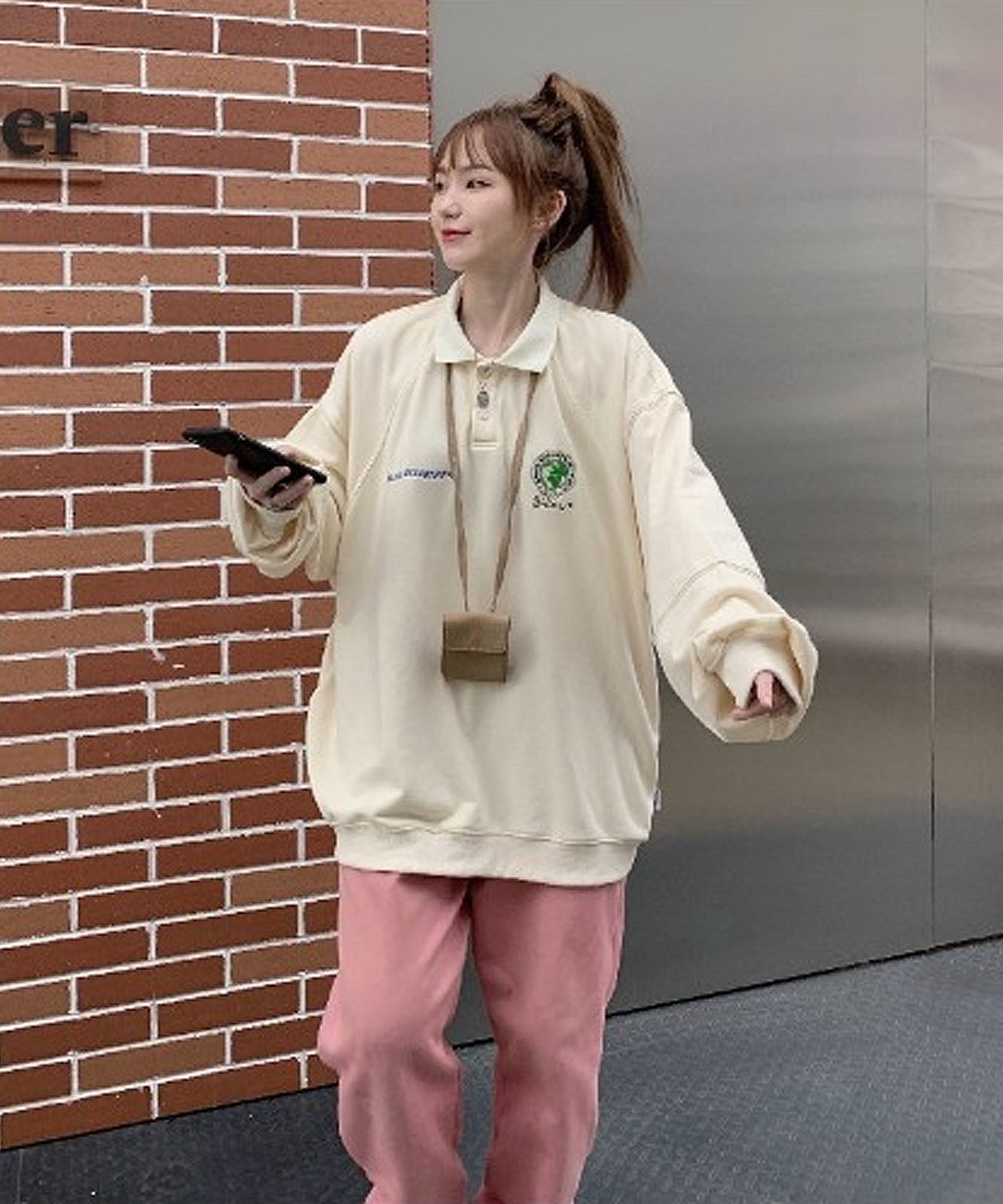 DEVICE select オーバーサイズ スウェットトレーナー メンズ レディース ユニセックス