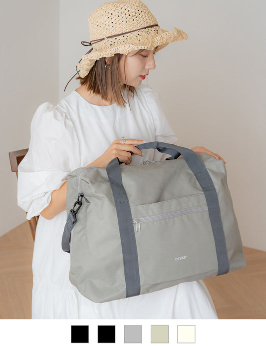DEVICE＋ 【折りたたんで収納可能】 デバイスプラス 大容量 3way ボストンバッグ メンズ レディース