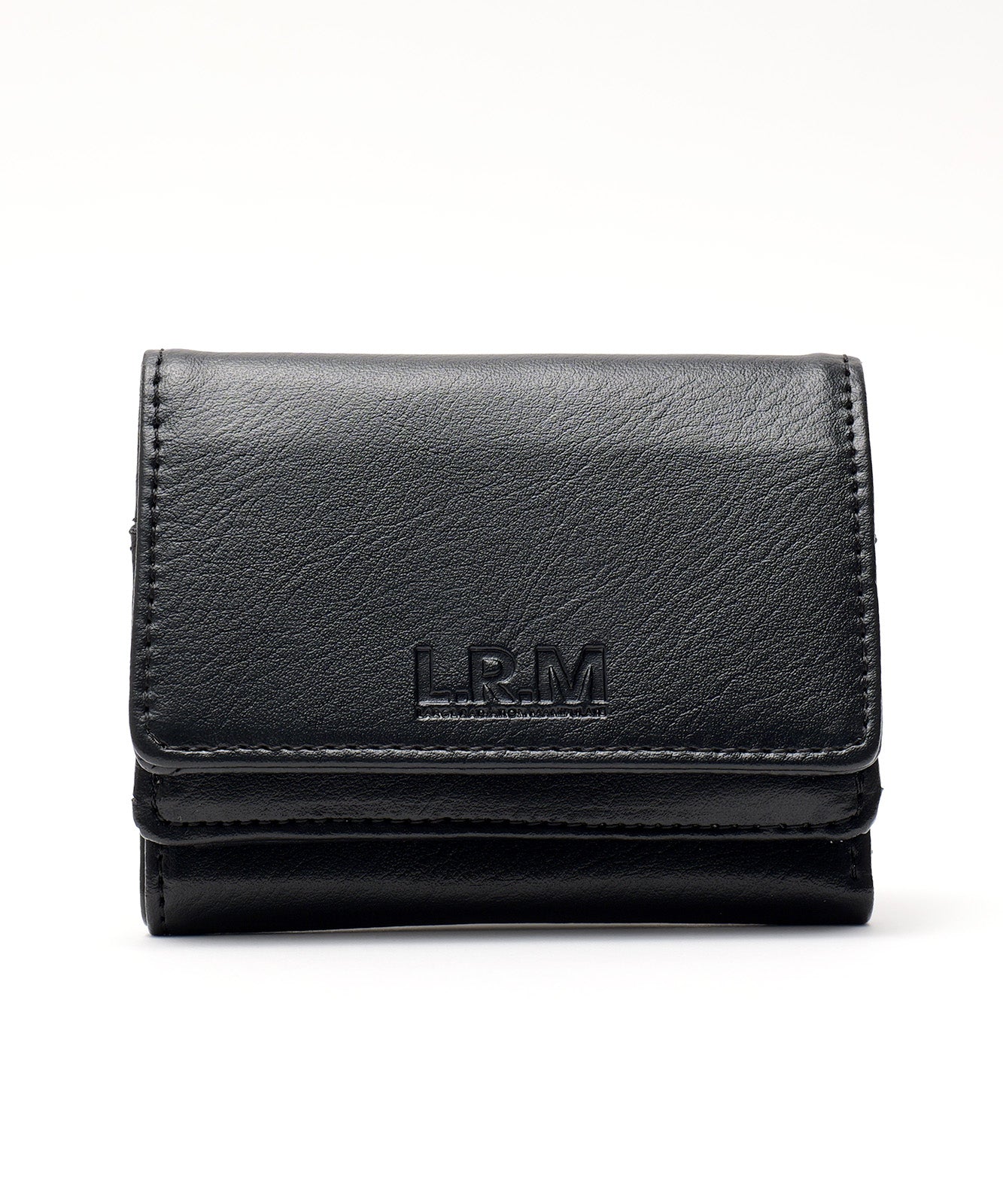 L.R.M フェイクレザー コンパクト財布 合皮 メンズ レディース