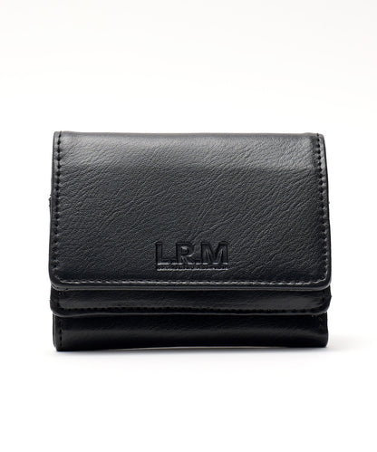 L.R.M フェイクレザー コンパクト財布 合皮 メンズ レディース