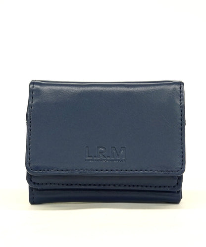 L.R.M フェイクレザー コンパクト財布 合皮 メンズ レディース