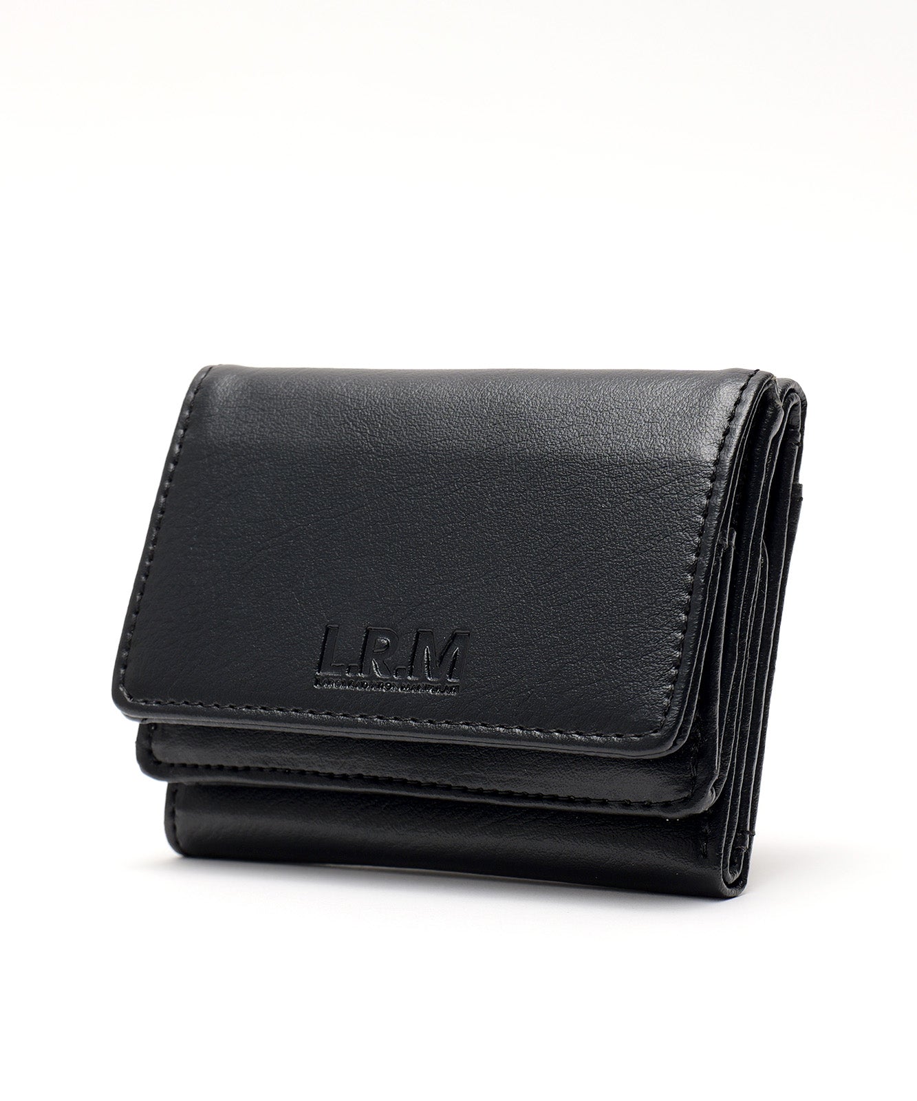 L.R.M フェイクレザー コンパクト財布 合皮 メンズ レディース