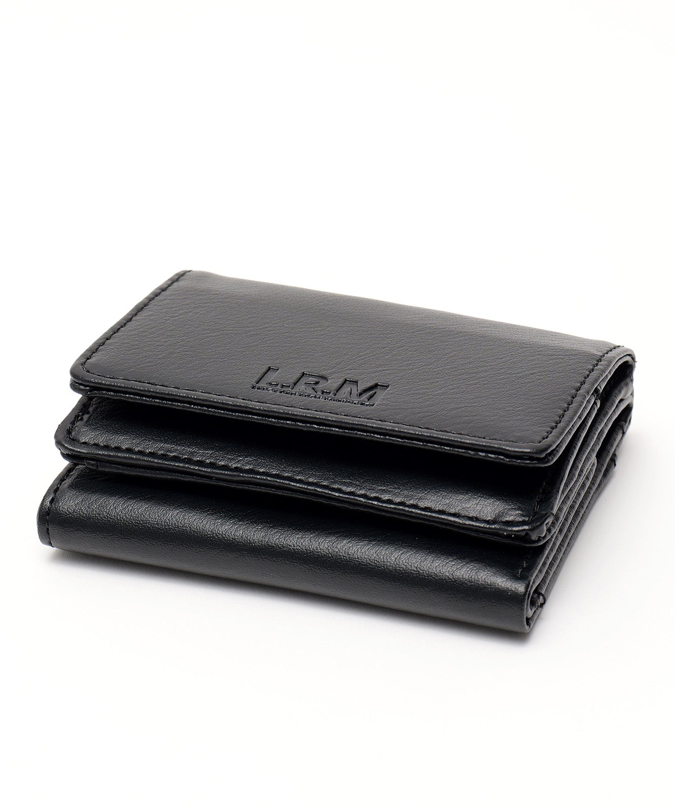L.R.M フェイクレザー コンパクト財布 合皮 メンズ レディース