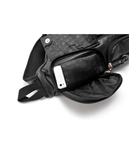 DEVICE gear 本革トライアングルボディバッグ