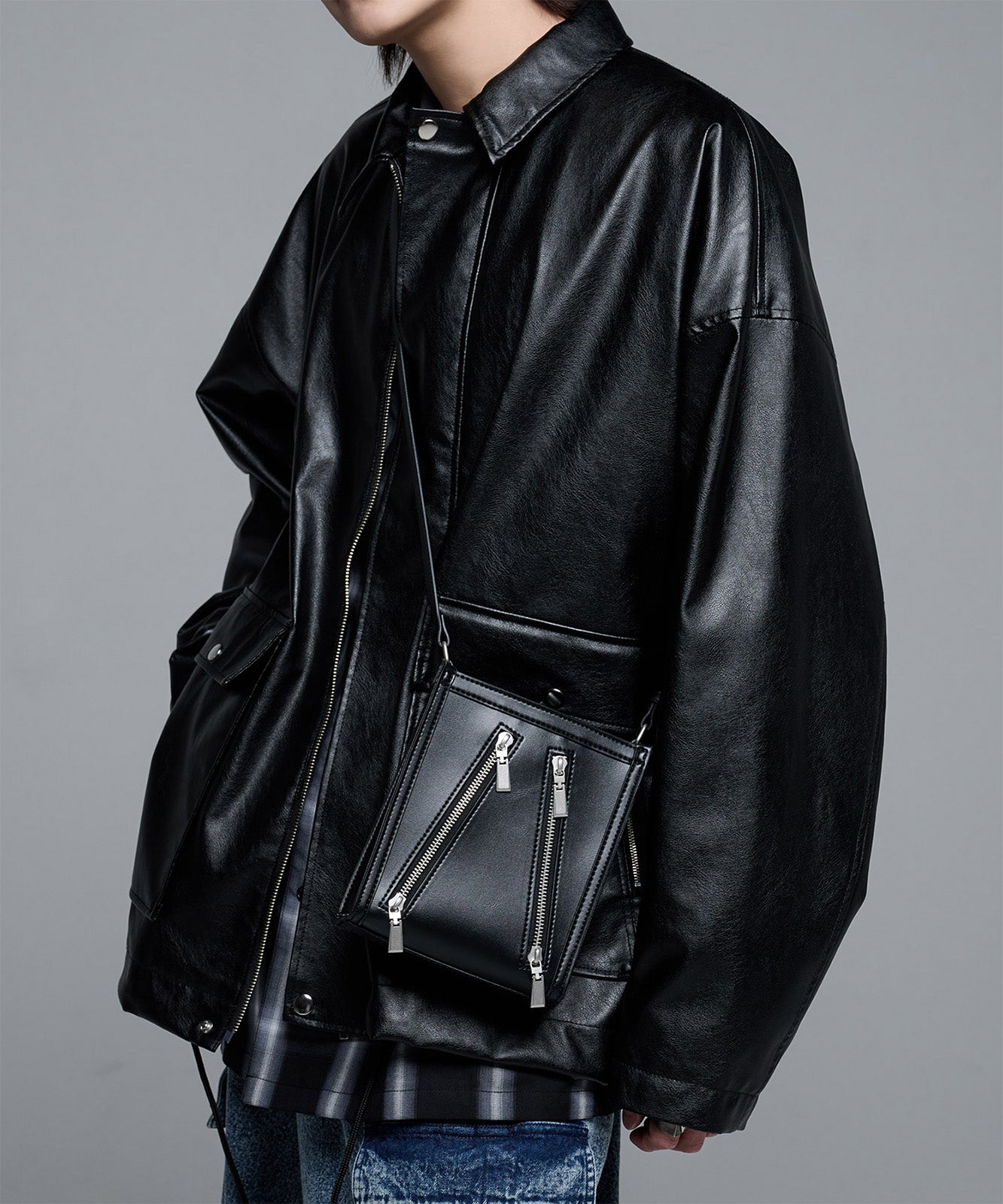 【犬飼京×DEVICE】killing metal parts 2way shoulder bag /キリング メタルパーツ 2way ショルダーバッグ ノームコア ゴープコア メンズ レディース