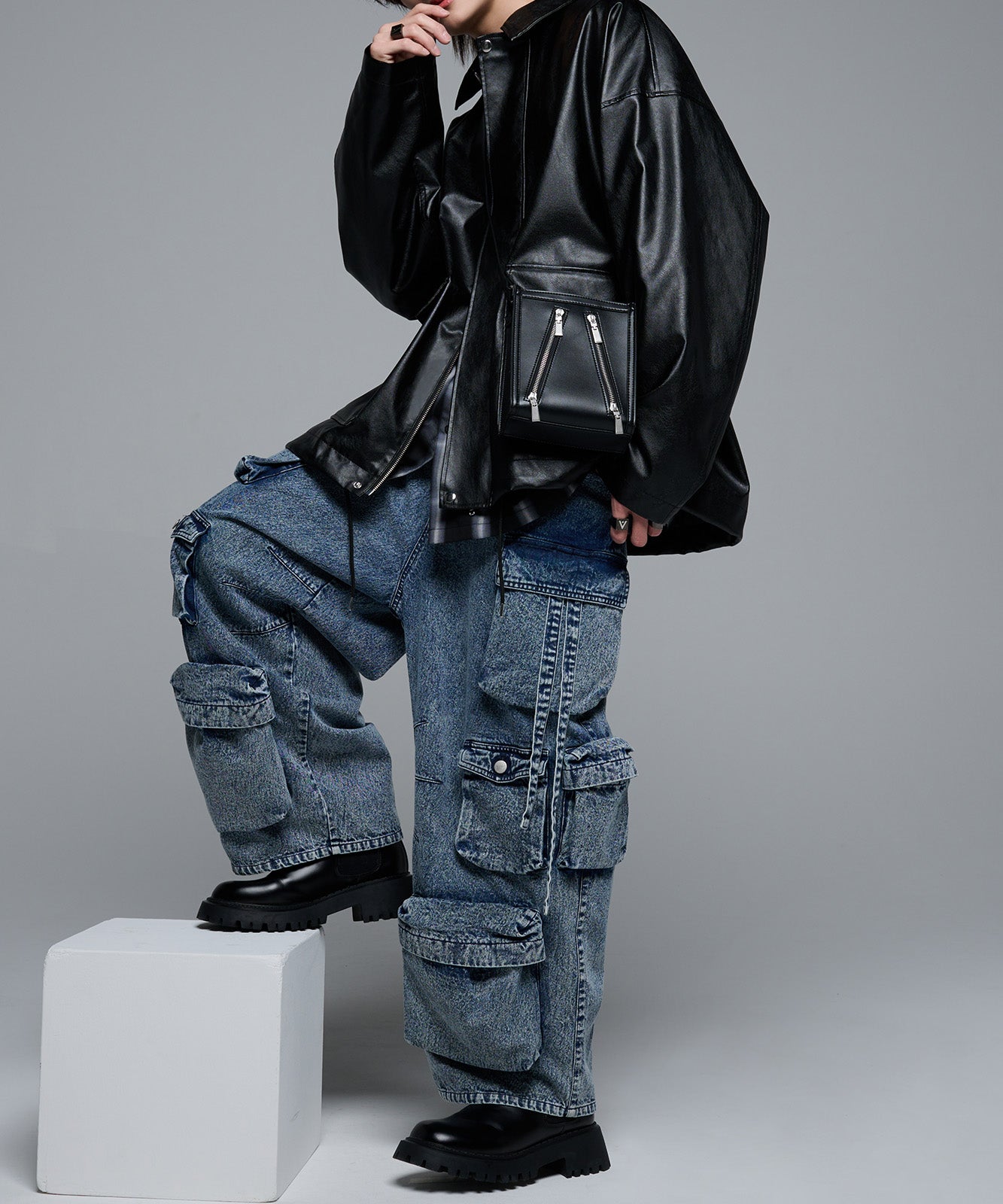 【犬飼京×DEVICE】killing metal parts 2way shoulder bag /キリング メタルパーツ 2way ショルダーバッグ ノームコア ゴープコア メンズ レディース