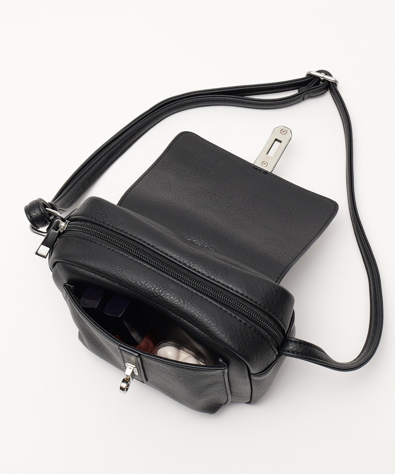 【 DEVICE 】ヴィンテージデザイン ヴァティカルベルト ショルダーバッグ DSG25040