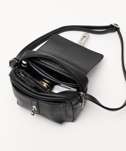 【 DEVICE 】ヴィンテージデザイン ヴァティカルベルト ショルダーバッグ DSG25040
