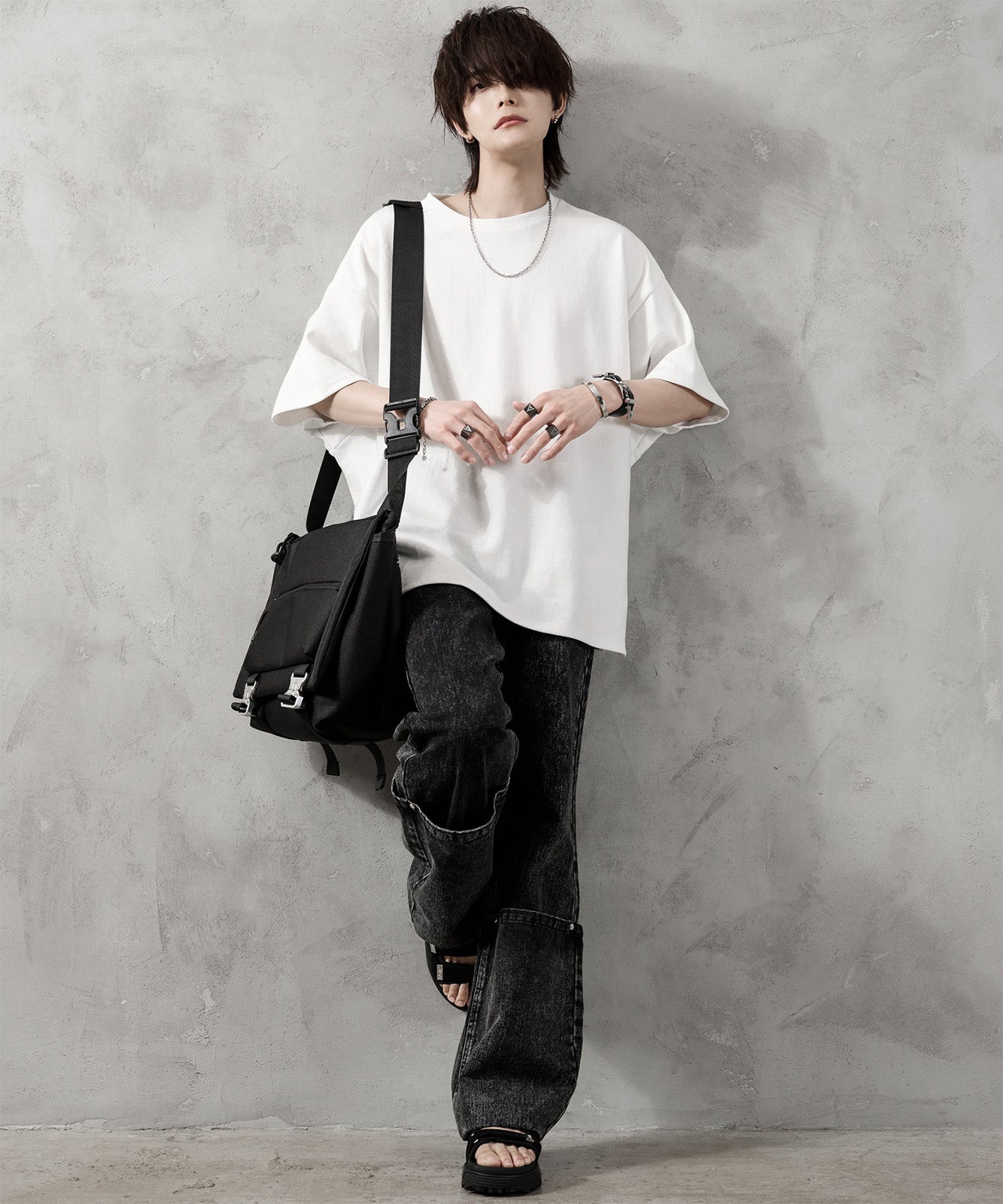 【犬飼京×DEVICE】cobra buckle messenger bag / コブラバックル メッセンジャーバッグ メンズ レディース